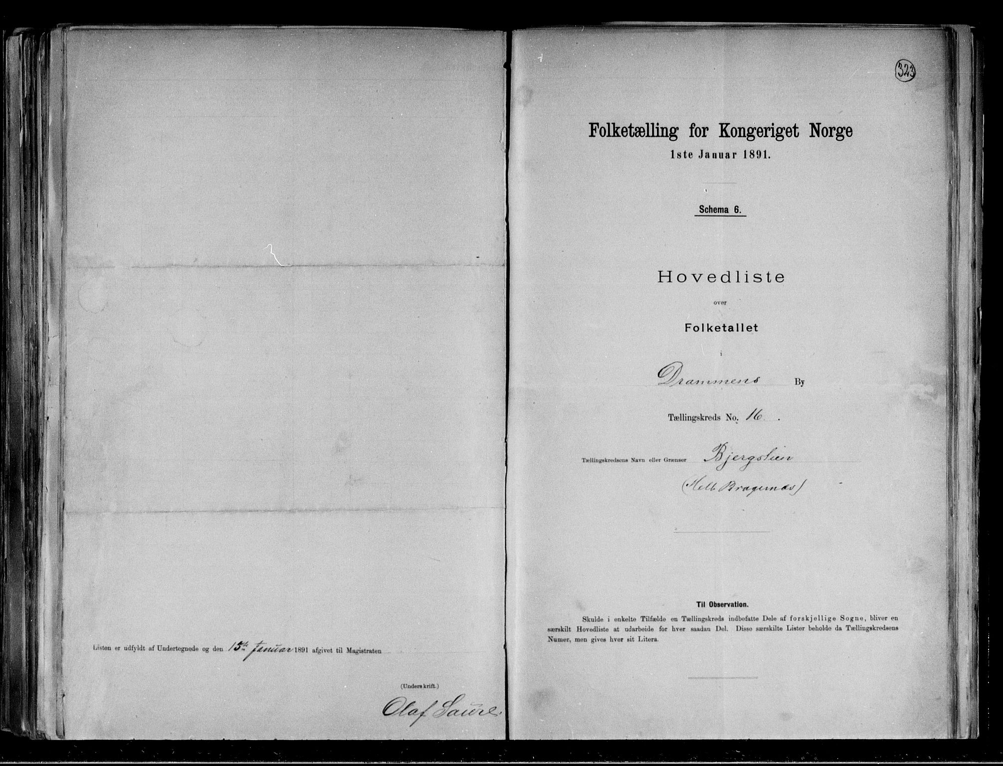 RA, 1891 census for 0602 Drammen, 1891, p. 38