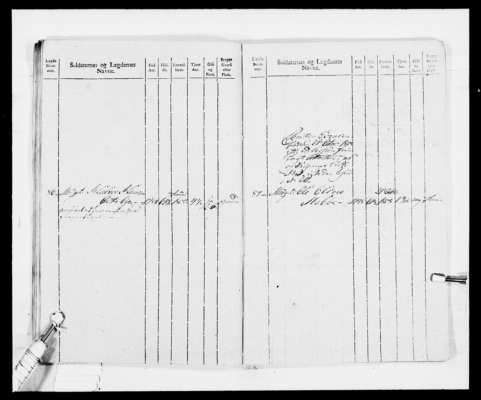 Generalitets- og kommissariatskollegiet, Det kongelige norske kommissariatskollegium, AV/RA-EA-5420/E/Eh/L0030b: Sønnafjelske gevorbne infanteriregiment, 1810, p. 188