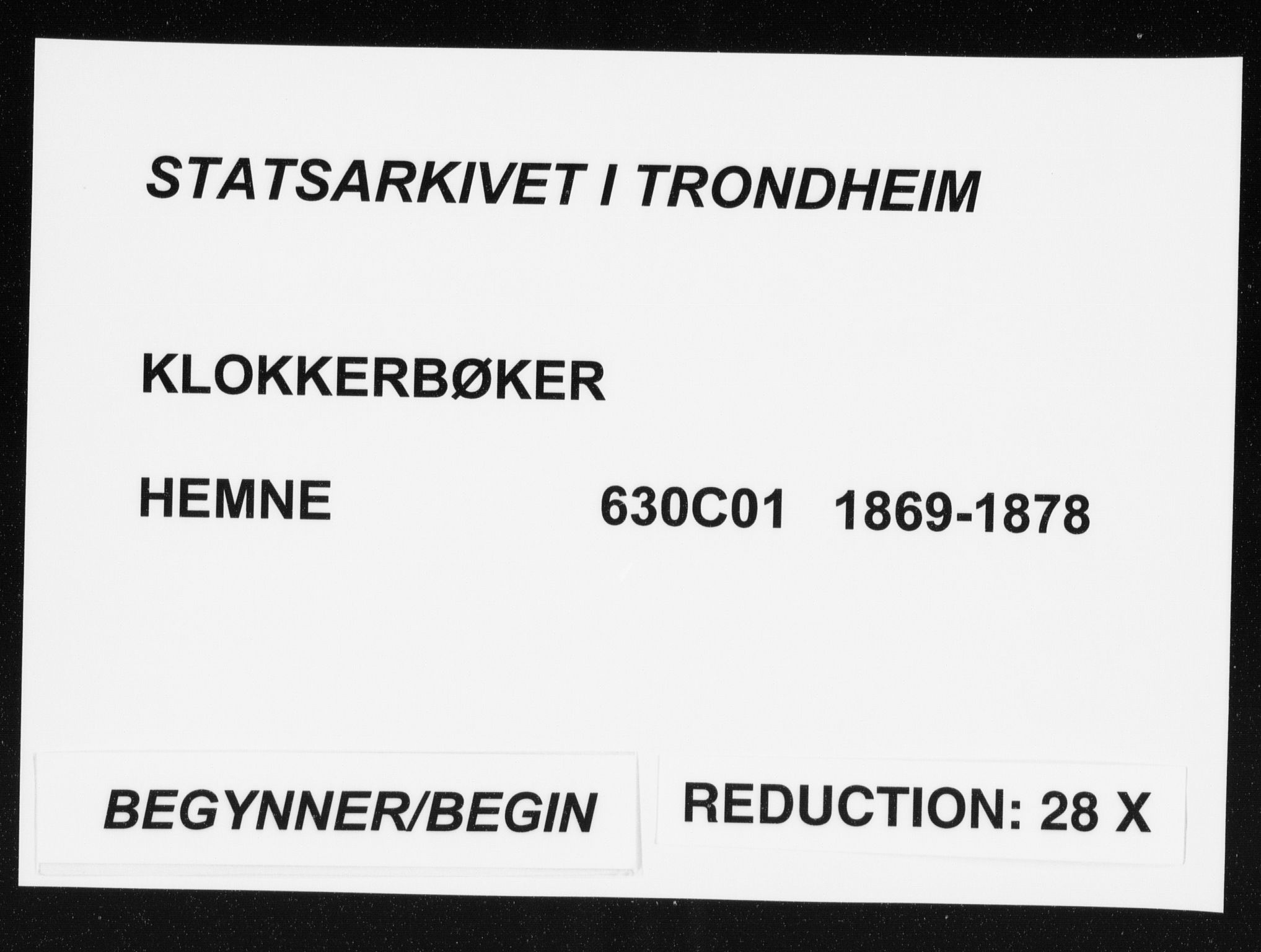 Ministerialprotokoller, klokkerbøker og fødselsregistre - Sør-Trøndelag, SAT/A-1456/630/L0503: Parish register (copy) no. 630C01, 1869-1878