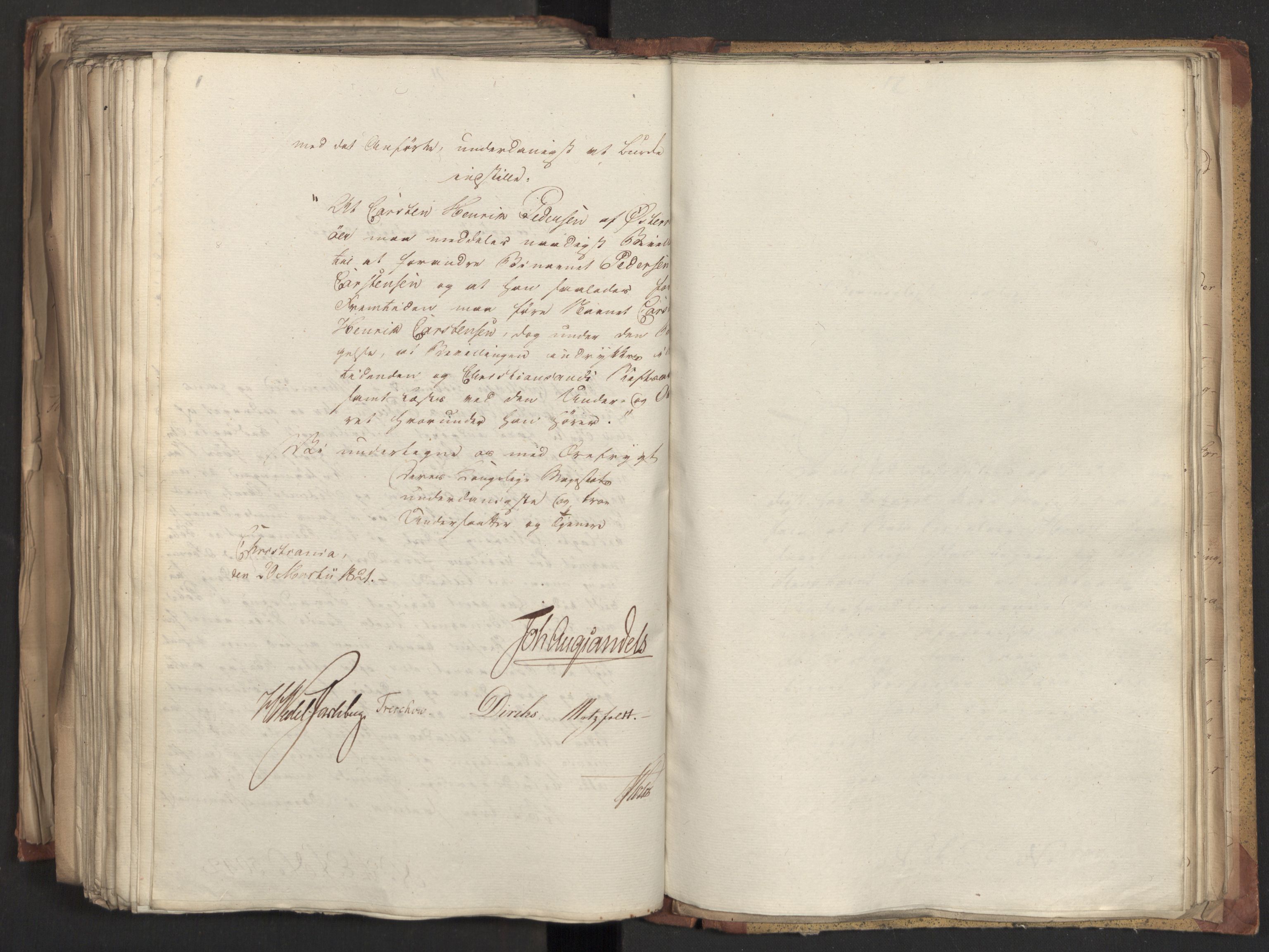 Statsrådsavdelingen i Stockholm, AV/RA-S-1003/D/Da/L0025: Regjeringsinnstillinger nr. 4873-5062, 1821, p. 448