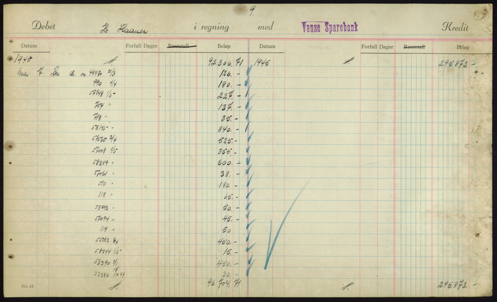 Forsvarsdepartementet, 10. kontor / Oppgjørskontoret, AV/RA-RAFA-1225/D/Db/L0180: Lista oppgjørskontor, 1942-1952, p. 1927
