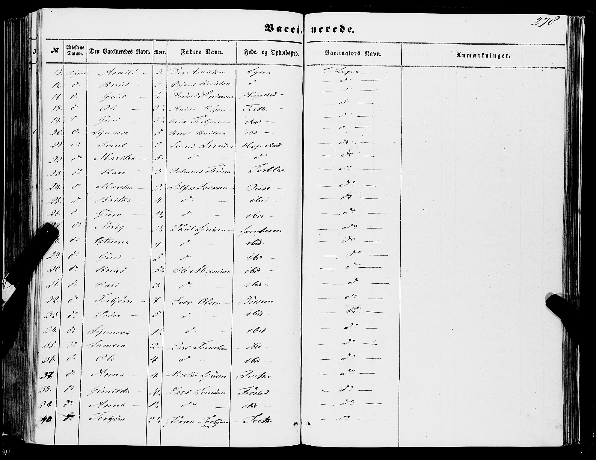 Ulvik sokneprestembete, AV/SAB-A-78801/H/Haa: Parish register (official) no. A 13, 1853-1863, p. 278