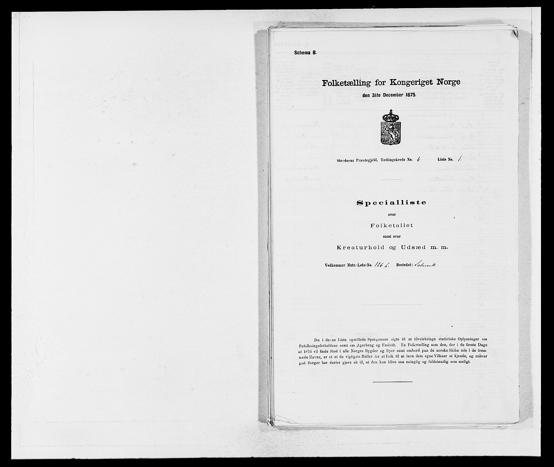 SAB, 1875 census for 1221P Stord, 1875, p. 539