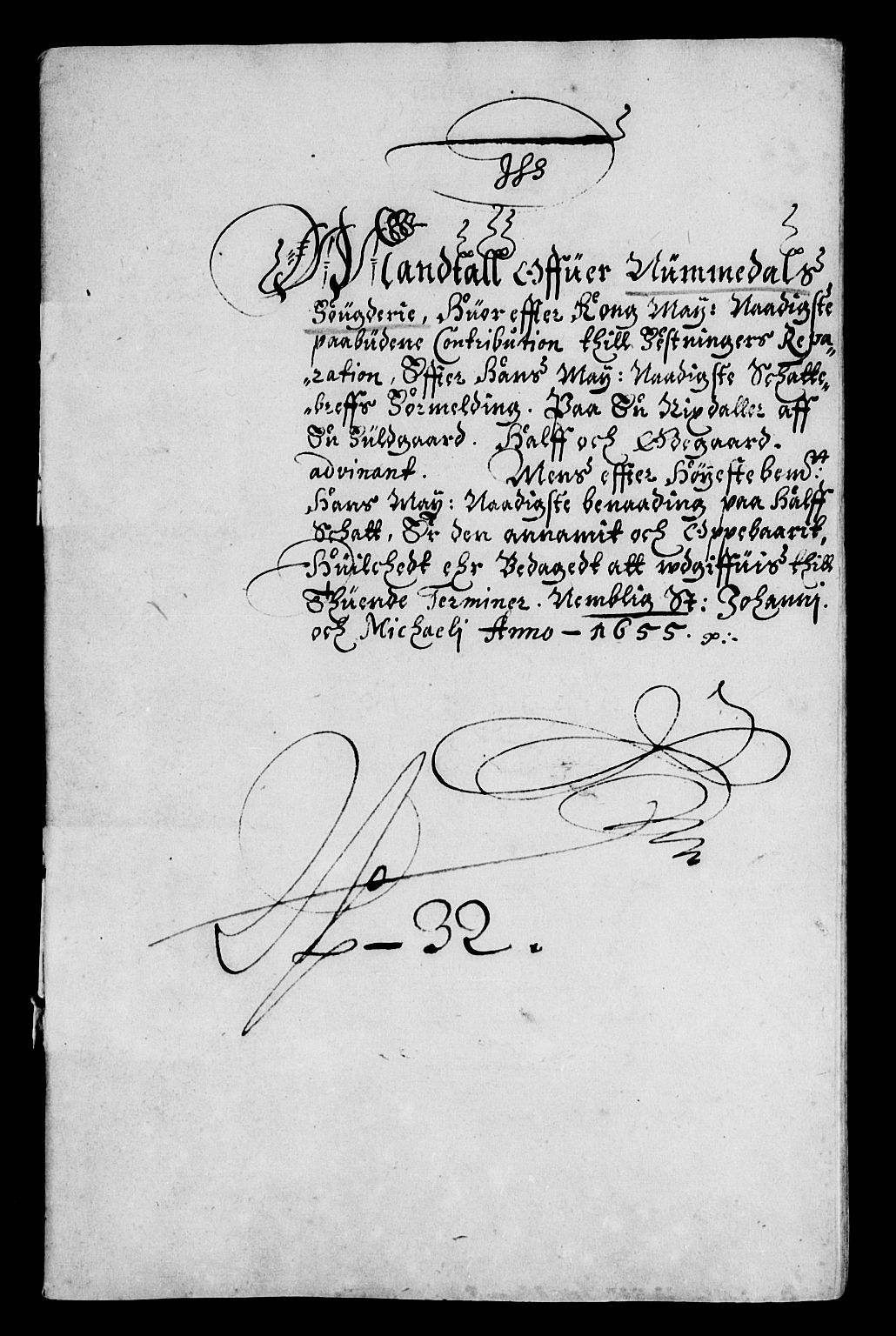 Rentekammeret inntil 1814, Reviderte regnskaper, Lensregnskaper, AV/RA-EA-5023/R/Rb/Rbw/L0123: Trondheim len, 1655-1656