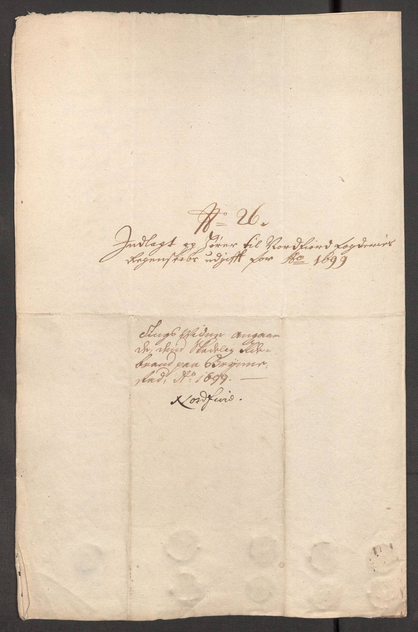 Rentekammeret inntil 1814, Reviderte regnskaper, Fogderegnskap, AV/RA-EA-4092/R53/L3424: Fogderegnskap Sunn- og Nordfjord, 1699, p. 383