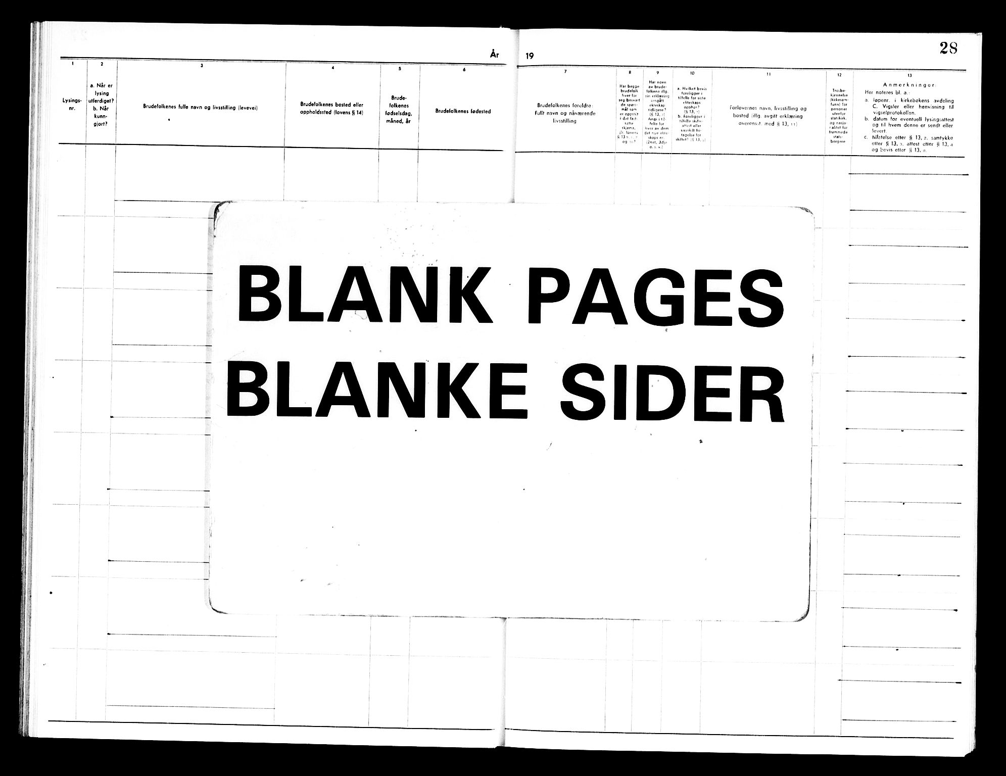 Askim prestekontor Kirkebøker, AV/SAO-A-10900/H/Ha/L0004: Banns register no. 4, 1966-1969, p. 28
