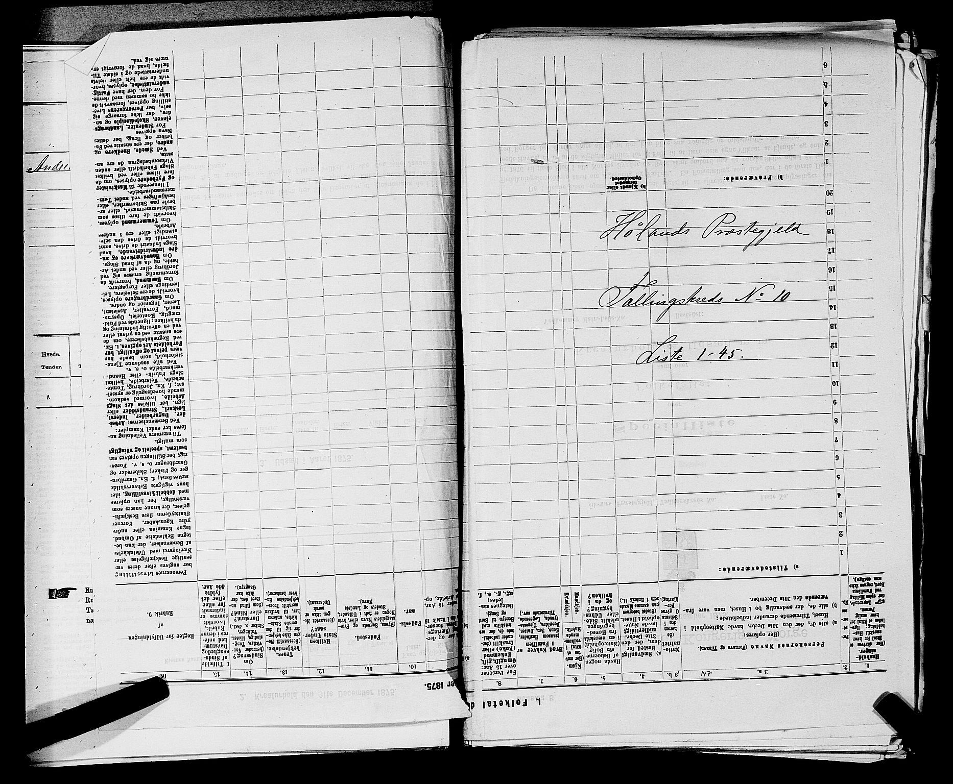 RA, 1875 census for 0221P Høland, 1875, p. 1867
