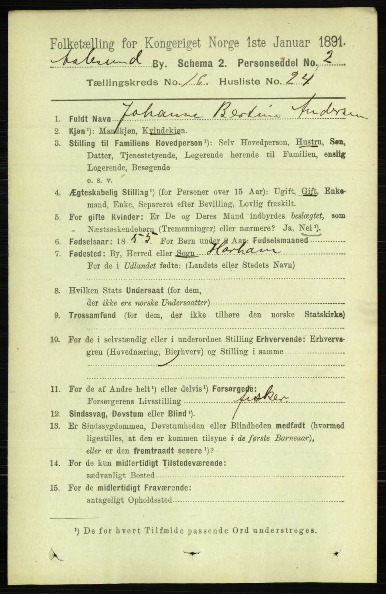 RA, 1891 census for 1501 Ålesund, 1891, p. 9793