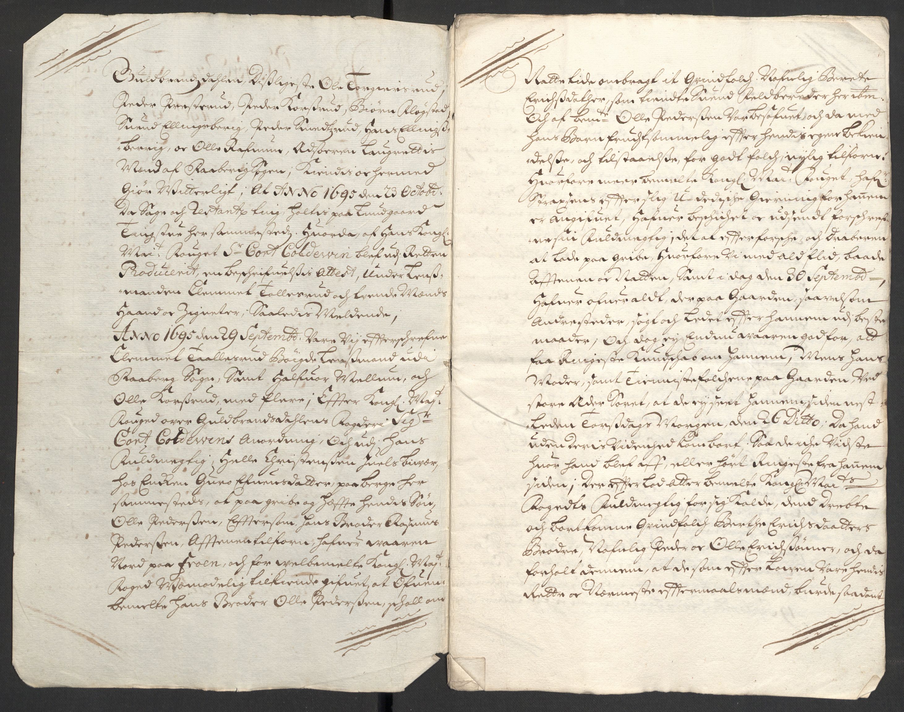 Rentekammeret inntil 1814, Reviderte regnskaper, Fogderegnskap, AV/RA-EA-4092/R17/L1170: Fogderegnskap Gudbrandsdal, 1696-1697, p. 149