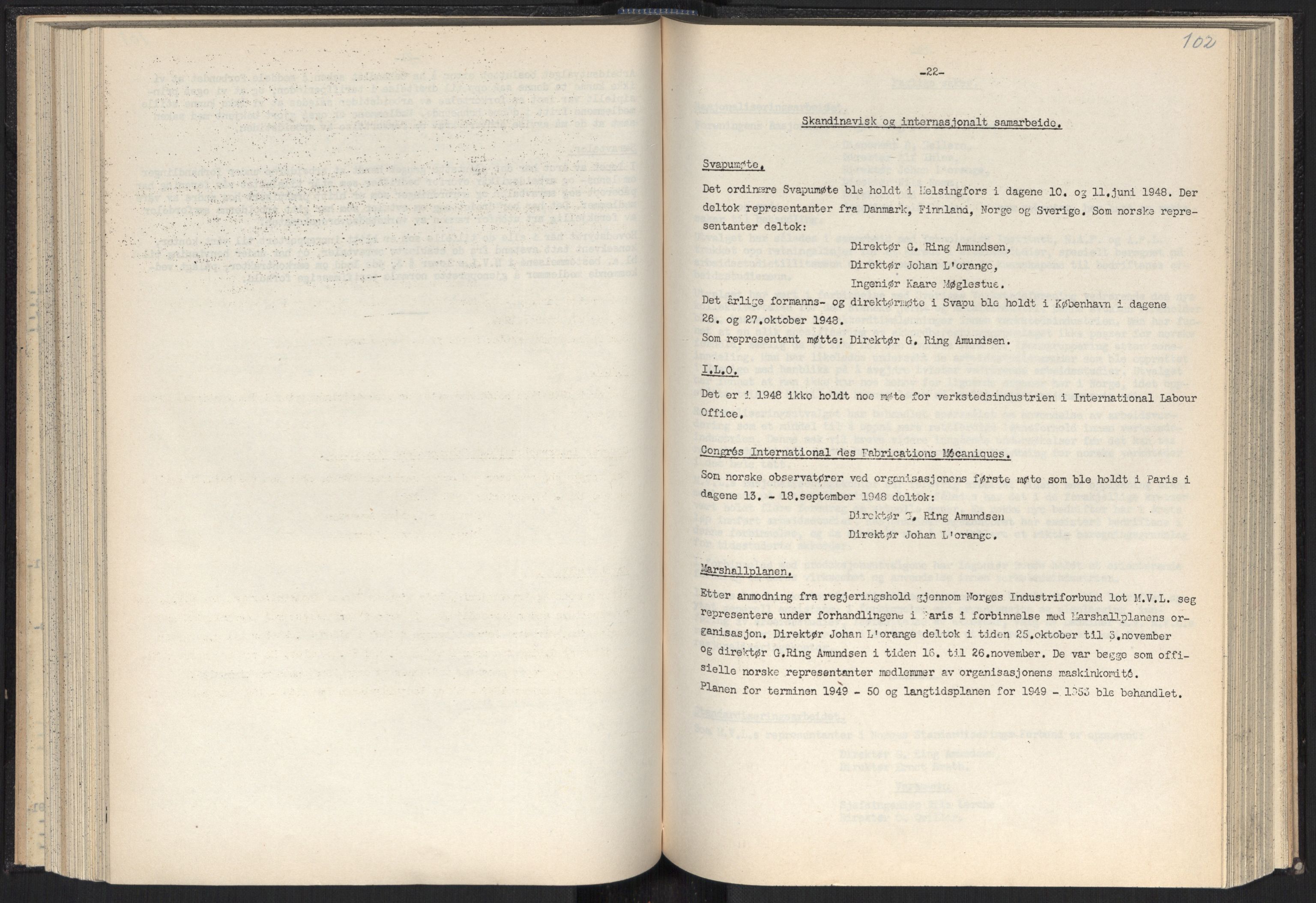 Teknologibedriftenes Landsforening TBL, RA/PA-1700/A/Ad/L0007: Årsberetning med register, 1940-1951, p. 102