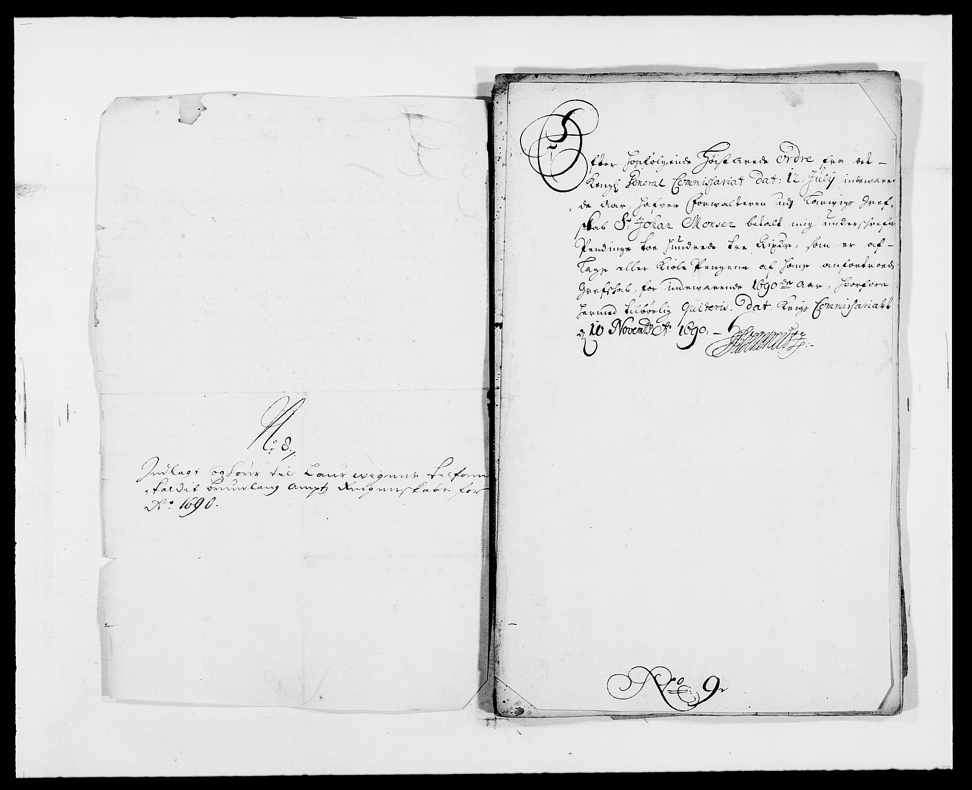 Rentekammeret inntil 1814, Reviderte regnskaper, Fogderegnskap, RA/EA-4092/R33/L1972: Fogderegnskap Larvik grevskap, 1690-1691, p. 214