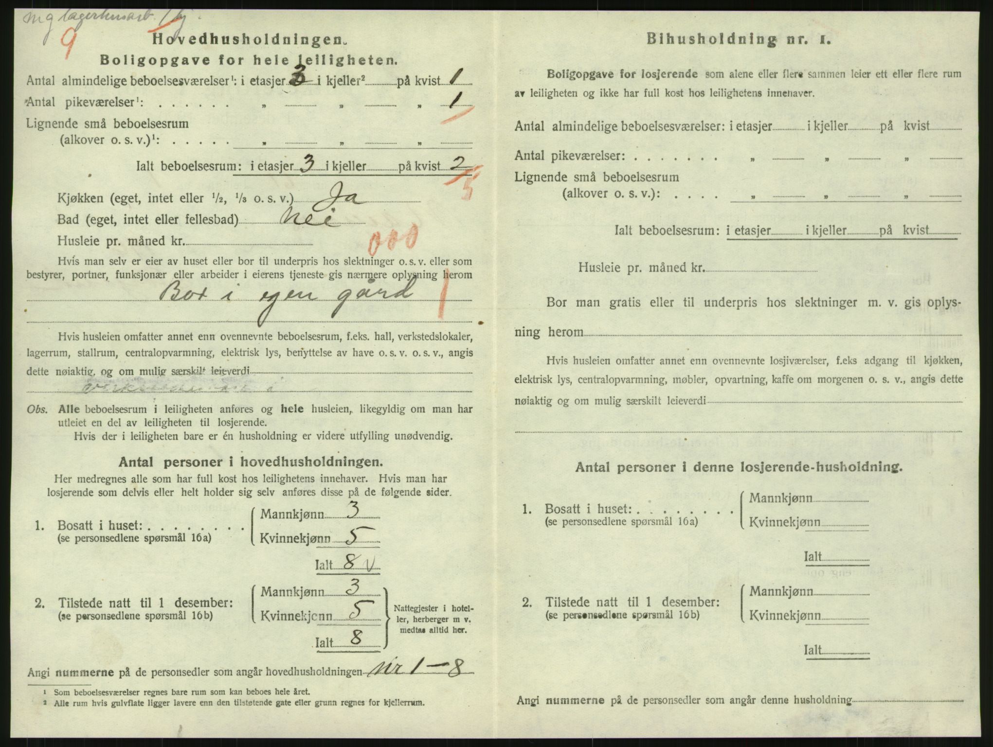 SAT, 1920 census for Namsos, 1920, p. 2010