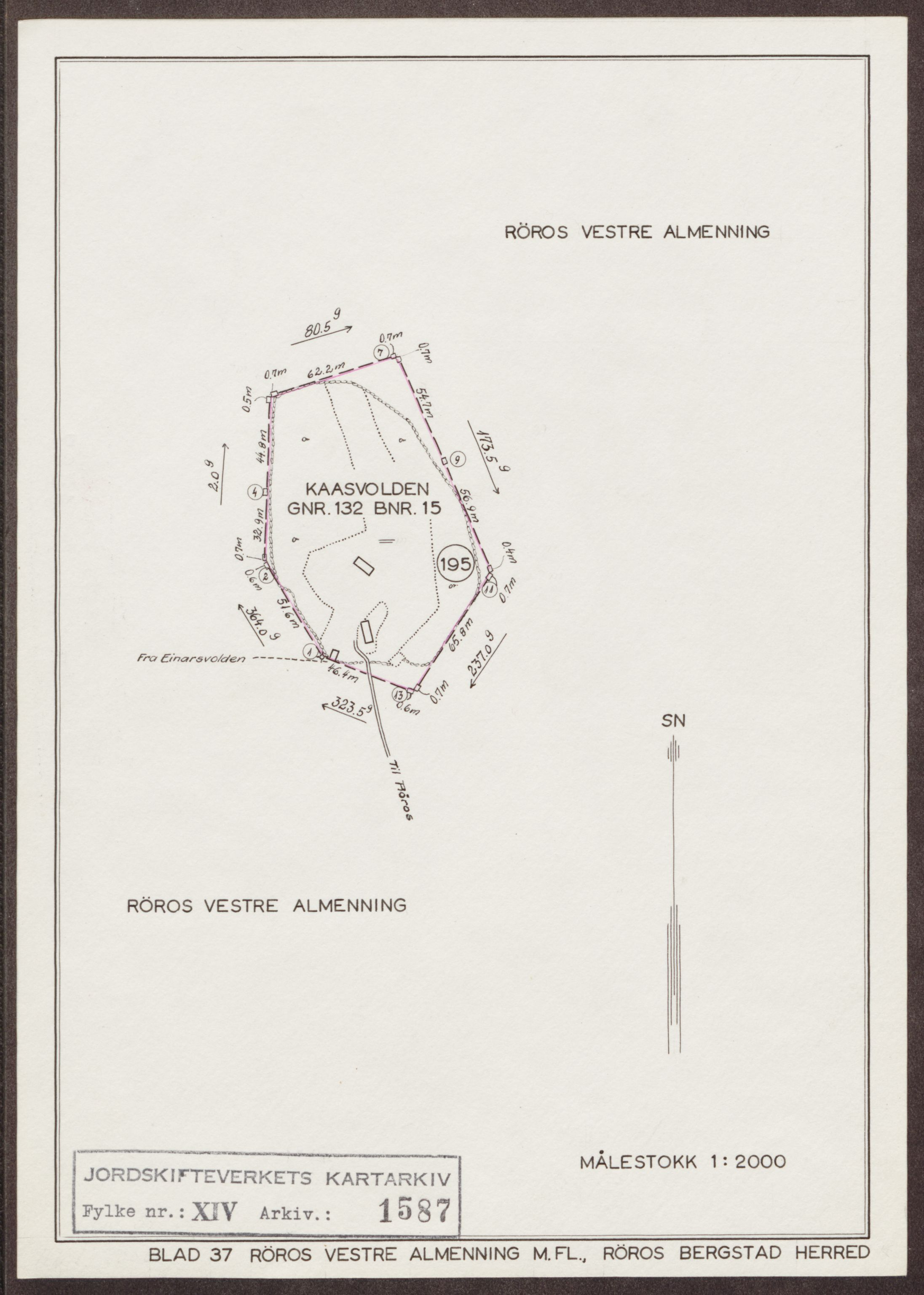 Jordskifteverkets kartarkiv, AV/RA-S-3929/T, 1859-1988, p. 2453