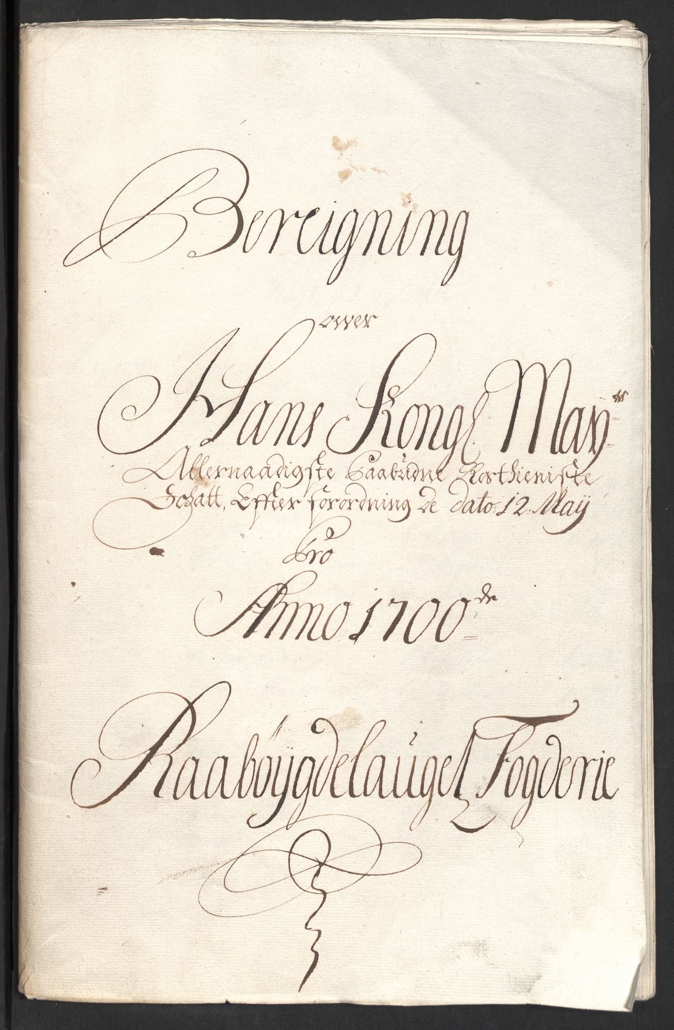 Rentekammeret inntil 1814, Reviderte regnskaper, Fogderegnskap, AV/RA-EA-4092/R40/L2446: Fogderegnskap Råbyggelag, 1700-1702, p. 62