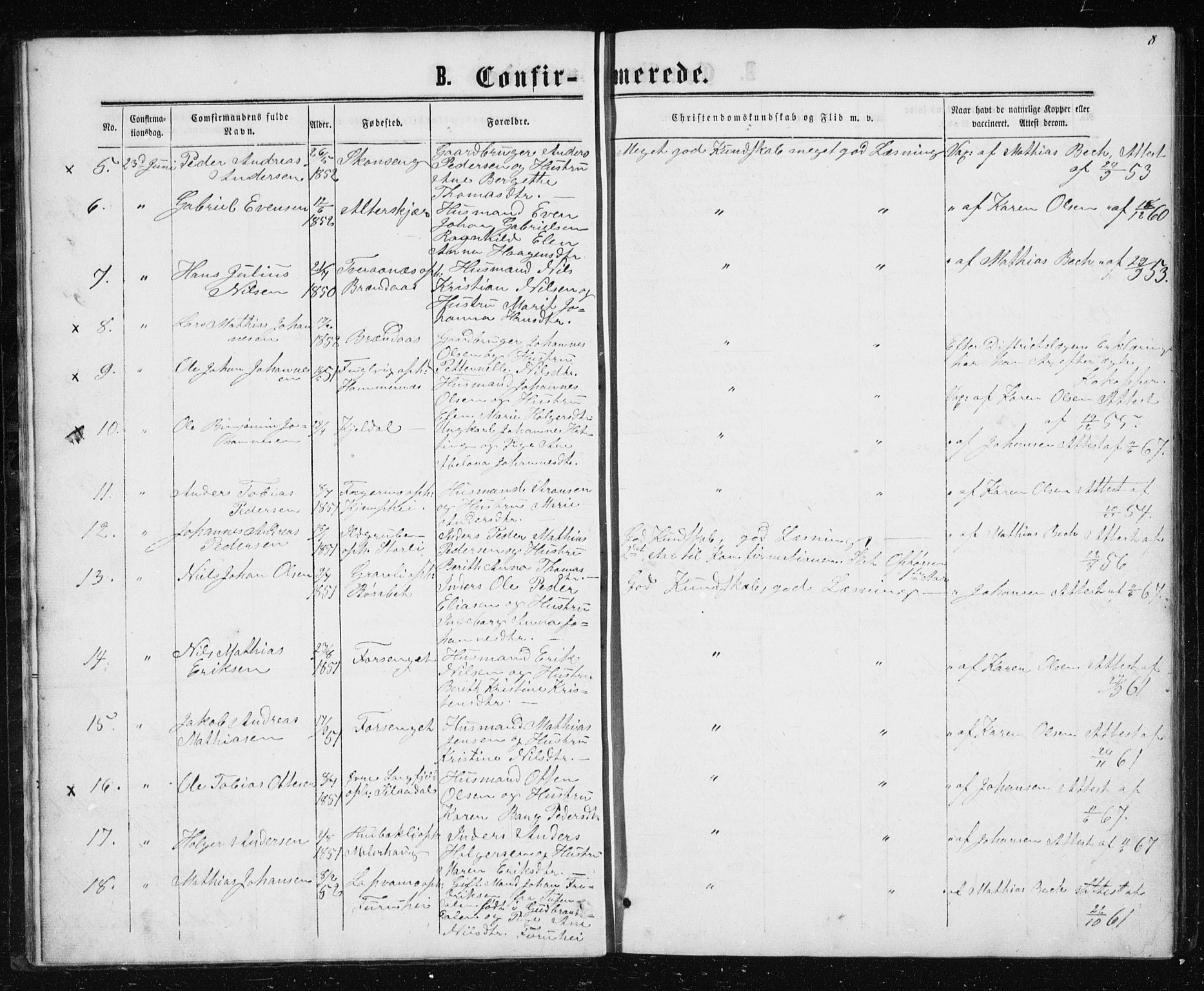 Ministerialprotokoller, klokkerbøker og fødselsregistre - Nordland, AV/SAT-A-1459/827/L0416: Parish register (copy) no. 827C05, 1865-1886, p. 8