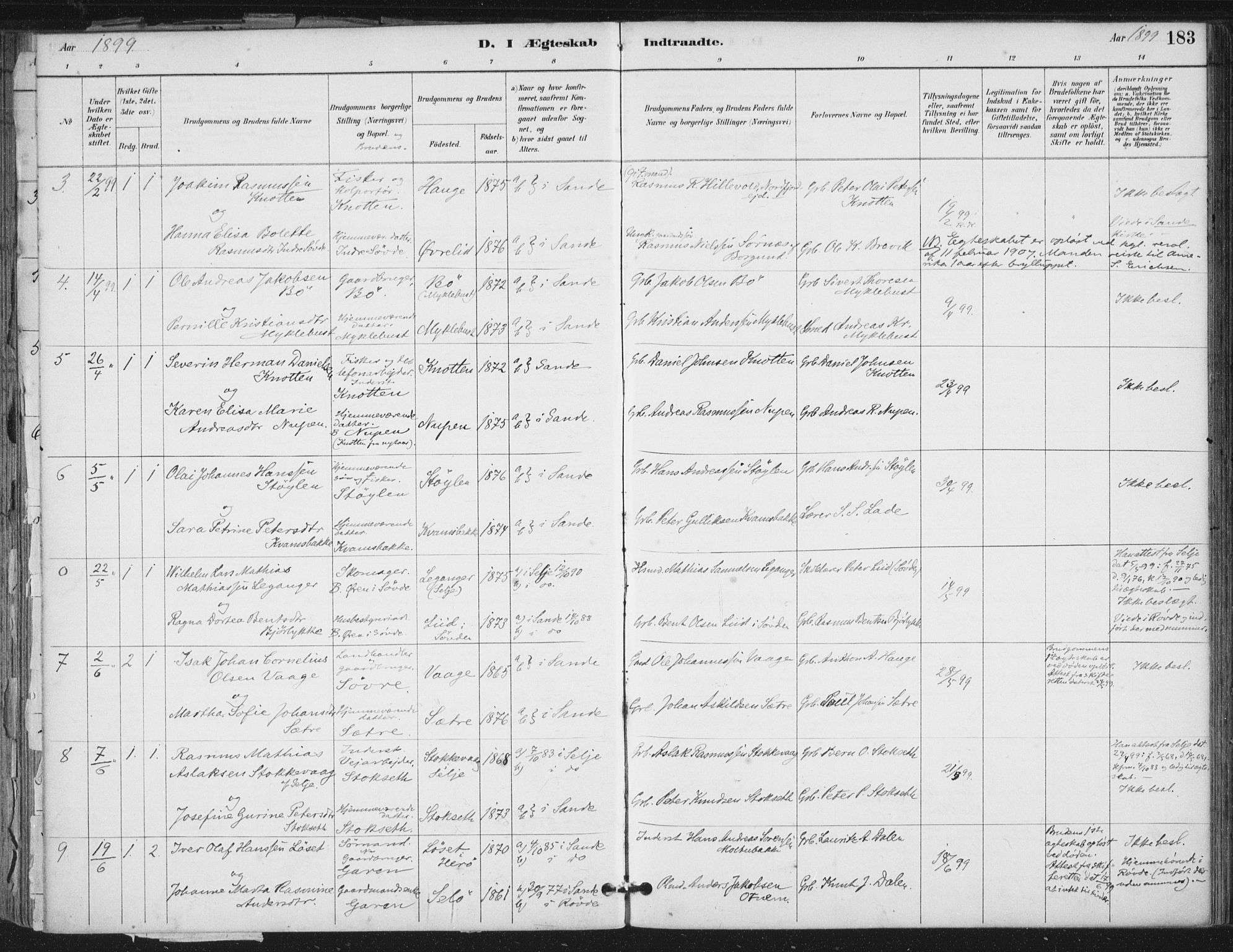 Ministerialprotokoller, klokkerbøker og fødselsregistre - Møre og Romsdal, SAT/A-1454/503/L0037: Parish register (official) no. 503A05, 1884-1900, p. 183