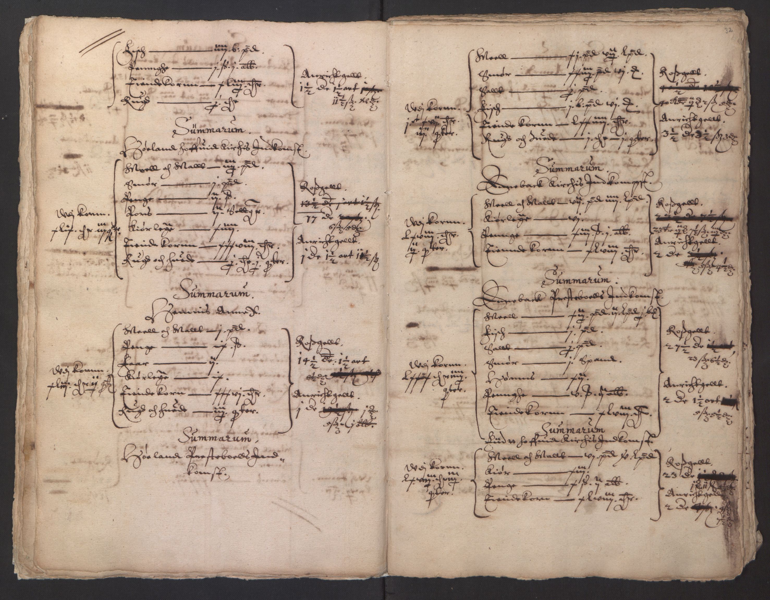 Stattholderembetet 1572-1771, AV/RA-EA-2870/Ek/L0014/0001: Jordebøker til utlikning av rosstjeneste 1624-1626: / Kirke- og prestebolsinntekter i Oslo og Hamar bispedømme, 1625-1626, p. 34