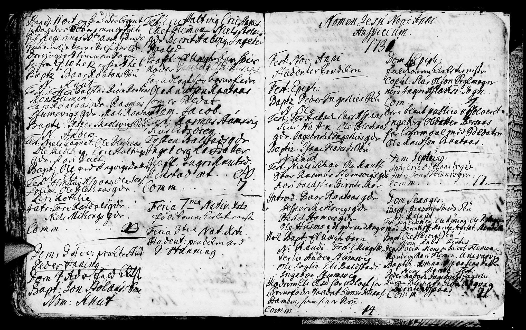 Ministerialprotokoller, klokkerbøker og fødselsregistre - Møre og Romsdal, AV/SAT-A-1454/586/L0977: Parish register (official) no. 586A03, 1706-1731