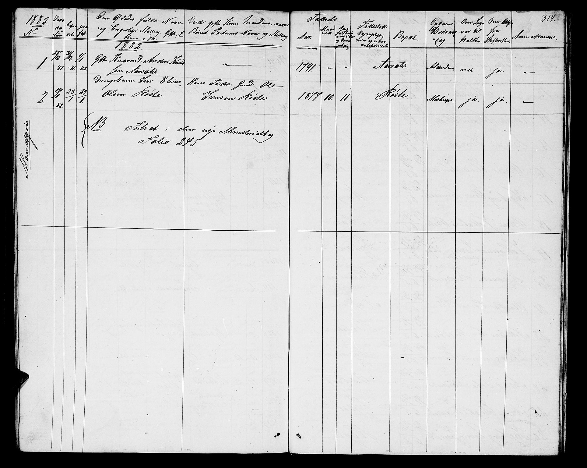 Ministerialprotokoller, klokkerbøker og fødselsregistre - Møre og Romsdal, AV/SAT-A-1454/513/L0188: Parish register (copy) no. 513C02, 1865-1882, p. 314