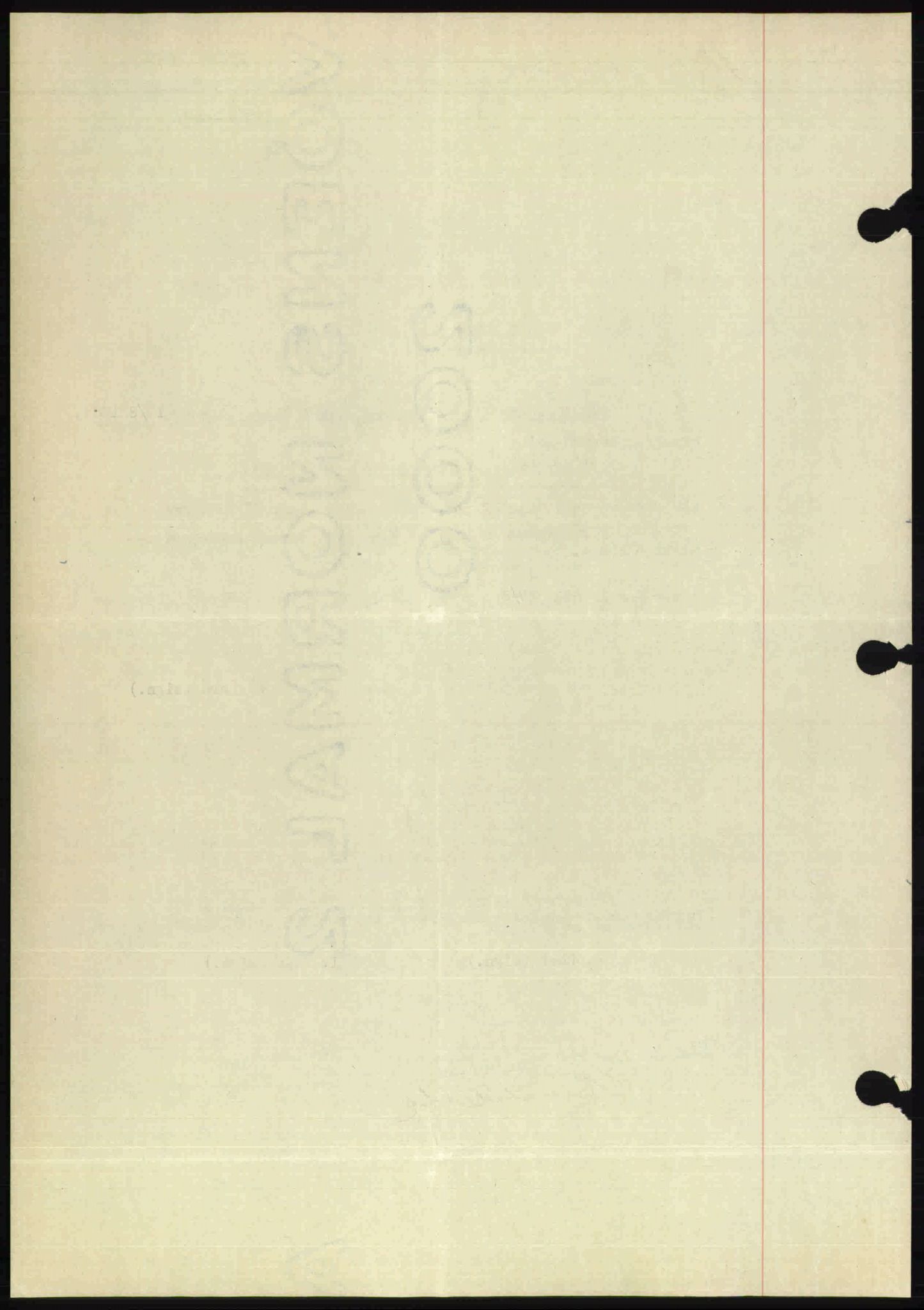 Toten tingrett, SAH/TING-006/H/Hb/Hbc/L0007: Mortgage book no. Hbc-07, 1939-1940, Diary no: : 1007/1940
