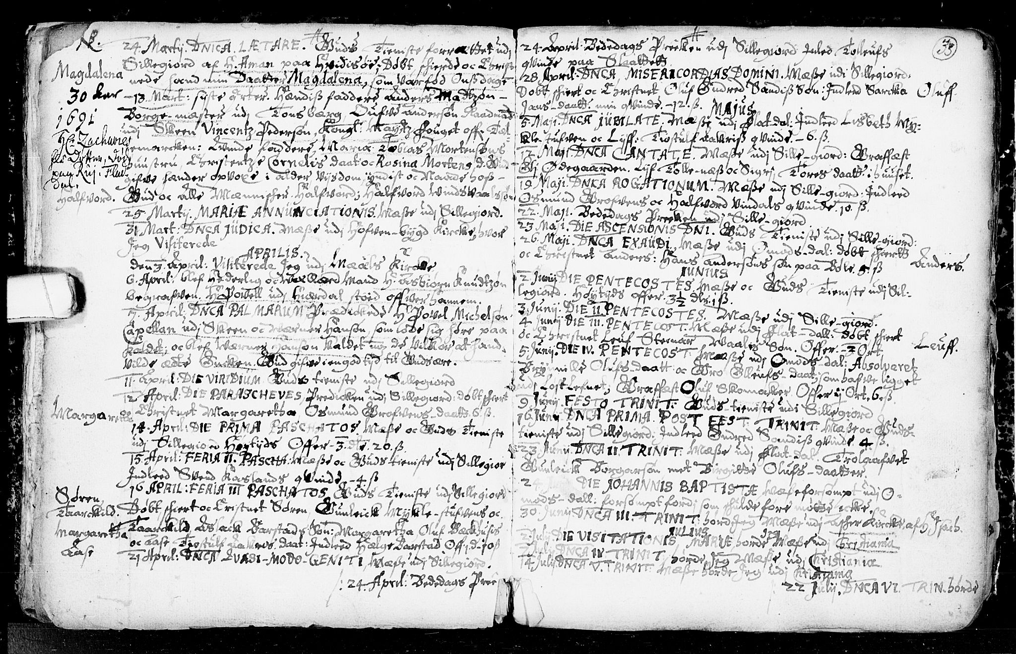 Seljord kirkebøker, AV/SAKO-A-20/F/Fa/L0001: Parish register (official) no. I 1, 1654-1686, p. 33