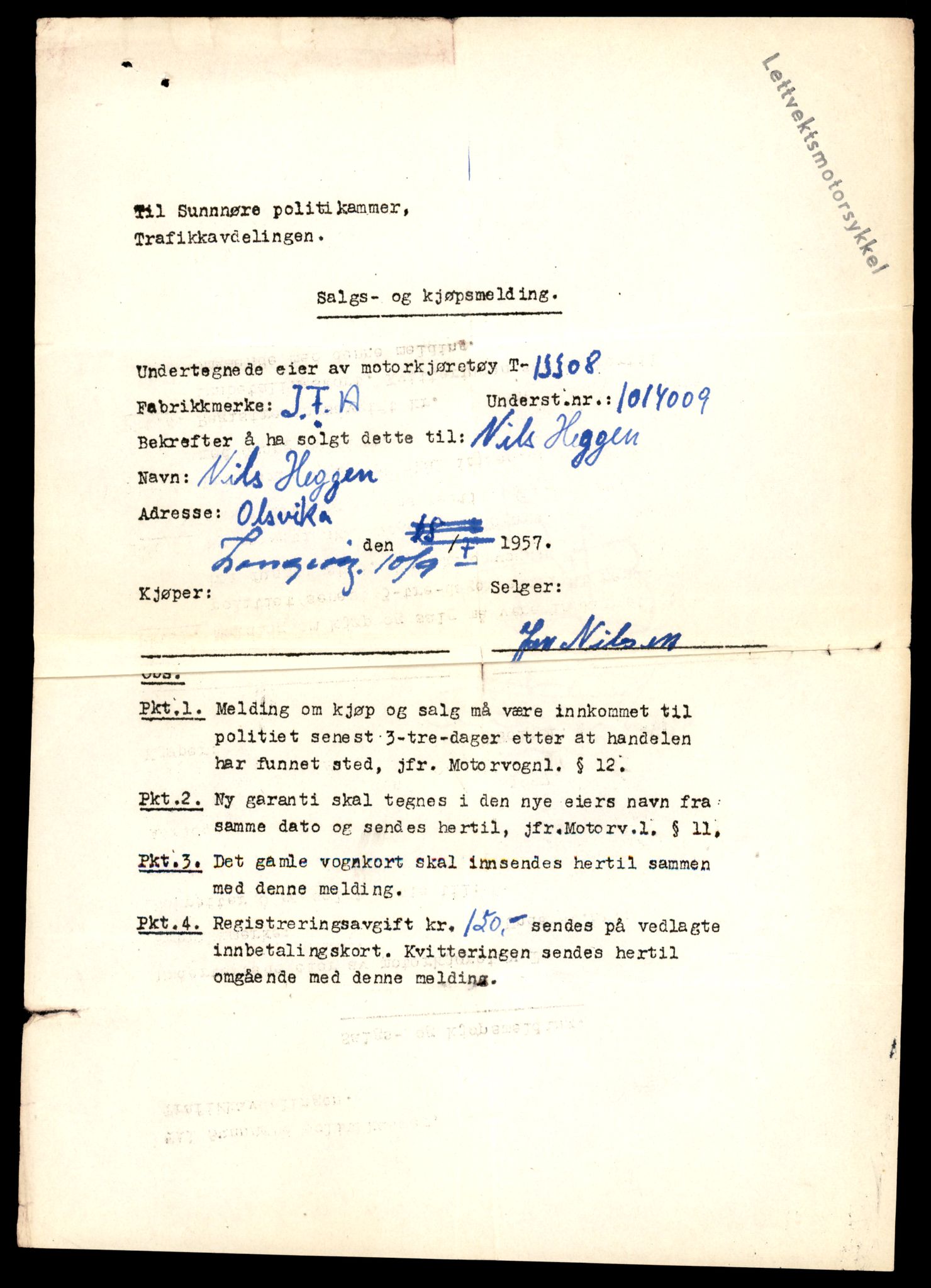 Møre og Romsdal vegkontor - Ålesund trafikkstasjon, AV/SAT-A-4099/F/Fe/L0038: Registreringskort for kjøretøy T 13180 - T 13360, 1927-1998, p. 2215