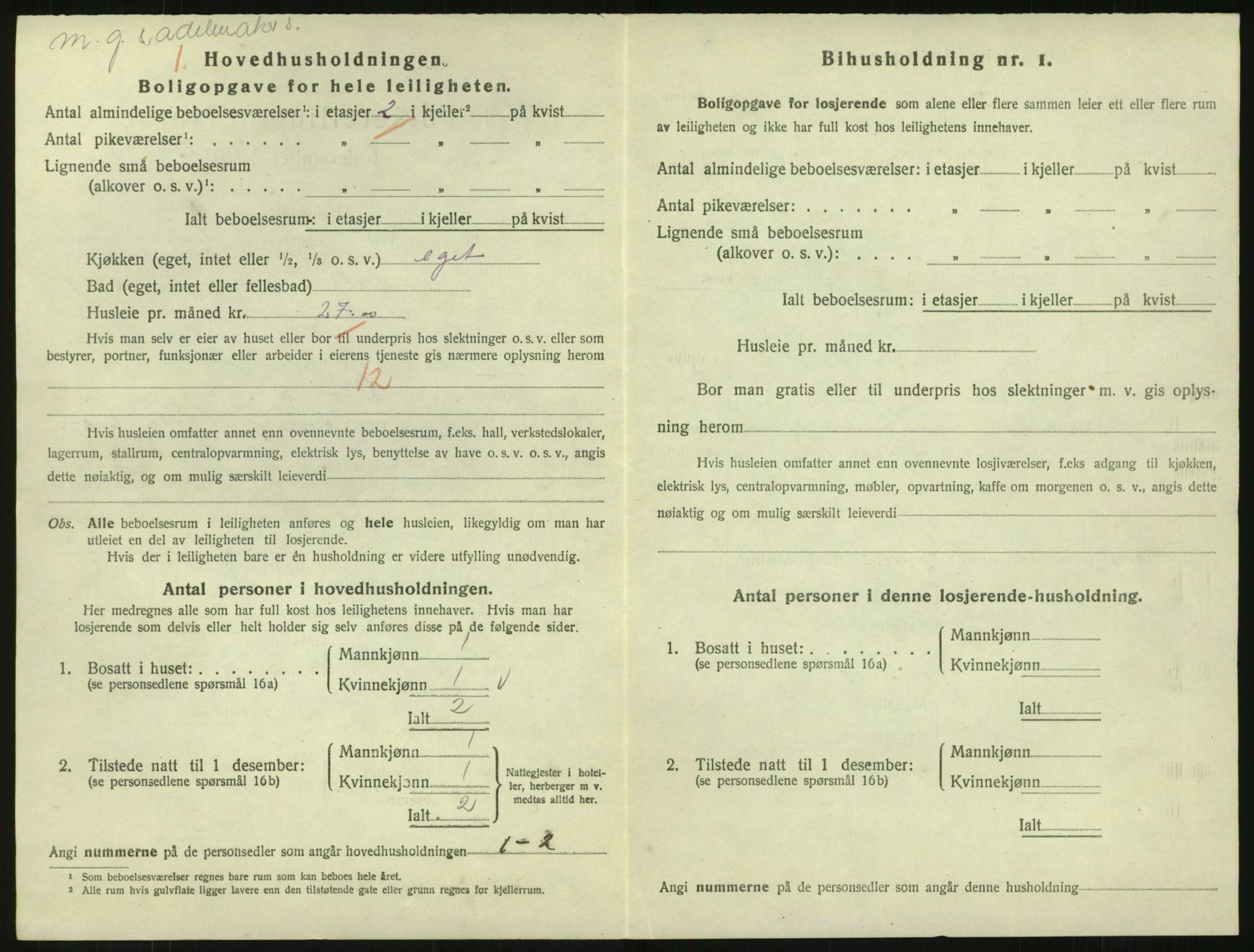 SAK, 1920 census for Arendal, 1920, p. 6979