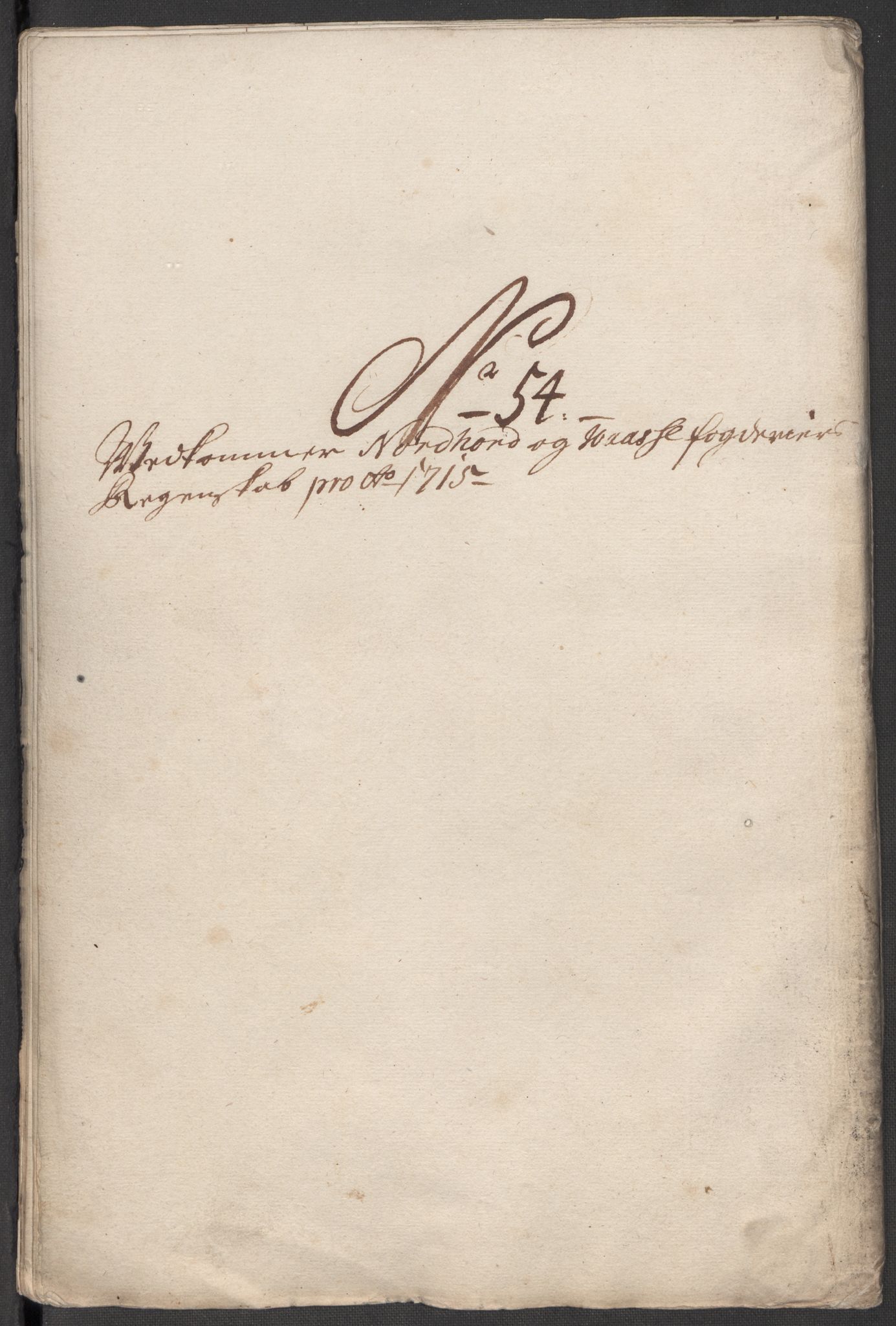 Rentekammeret inntil 1814, Reviderte regnskaper, Fogderegnskap, RA/EA-4092/R51/L3198: Fogderegnskap Nordhordland og Voss, 1715, p. 278