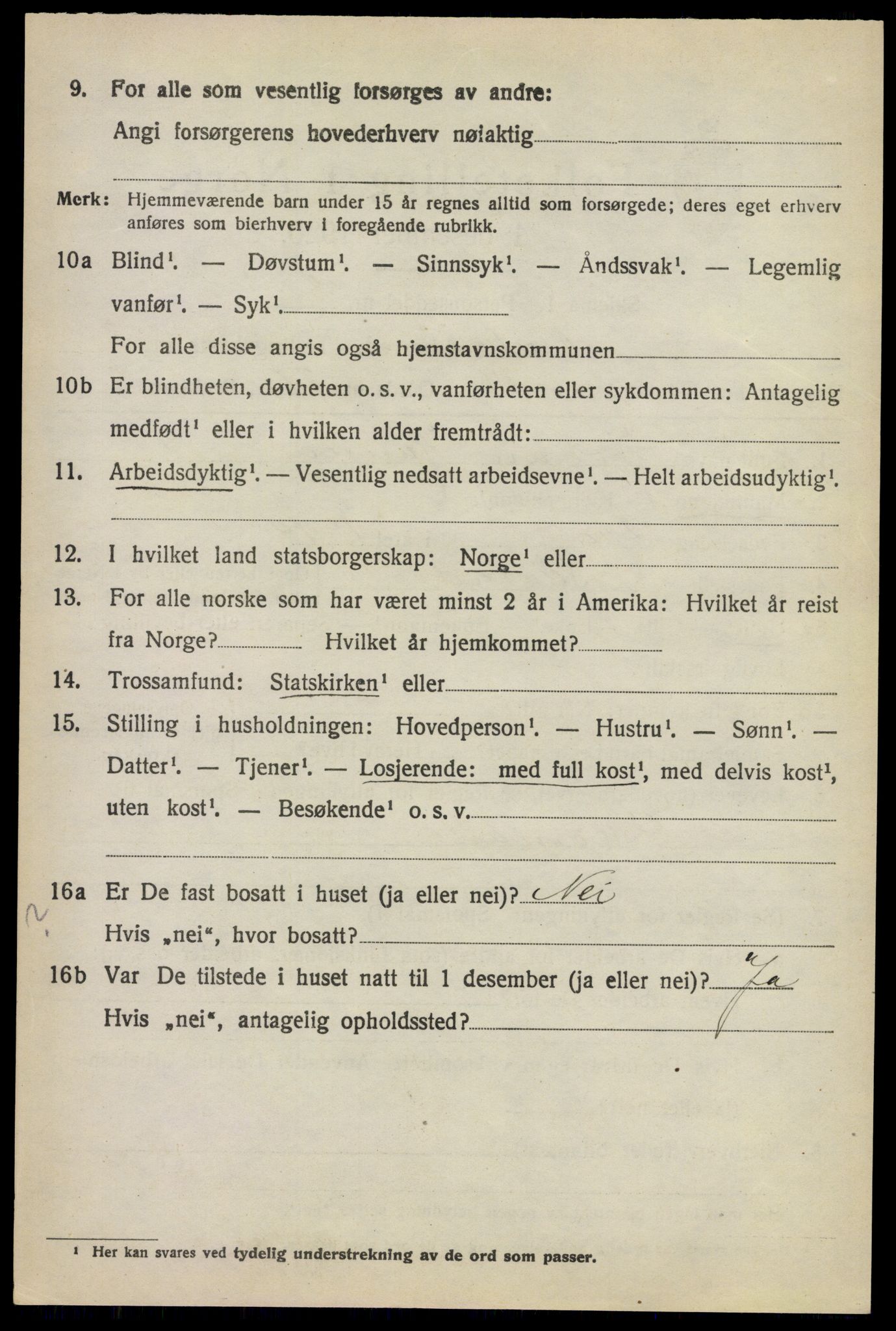 SAO, 1920 census for Enebakk, 1920, p. 3202