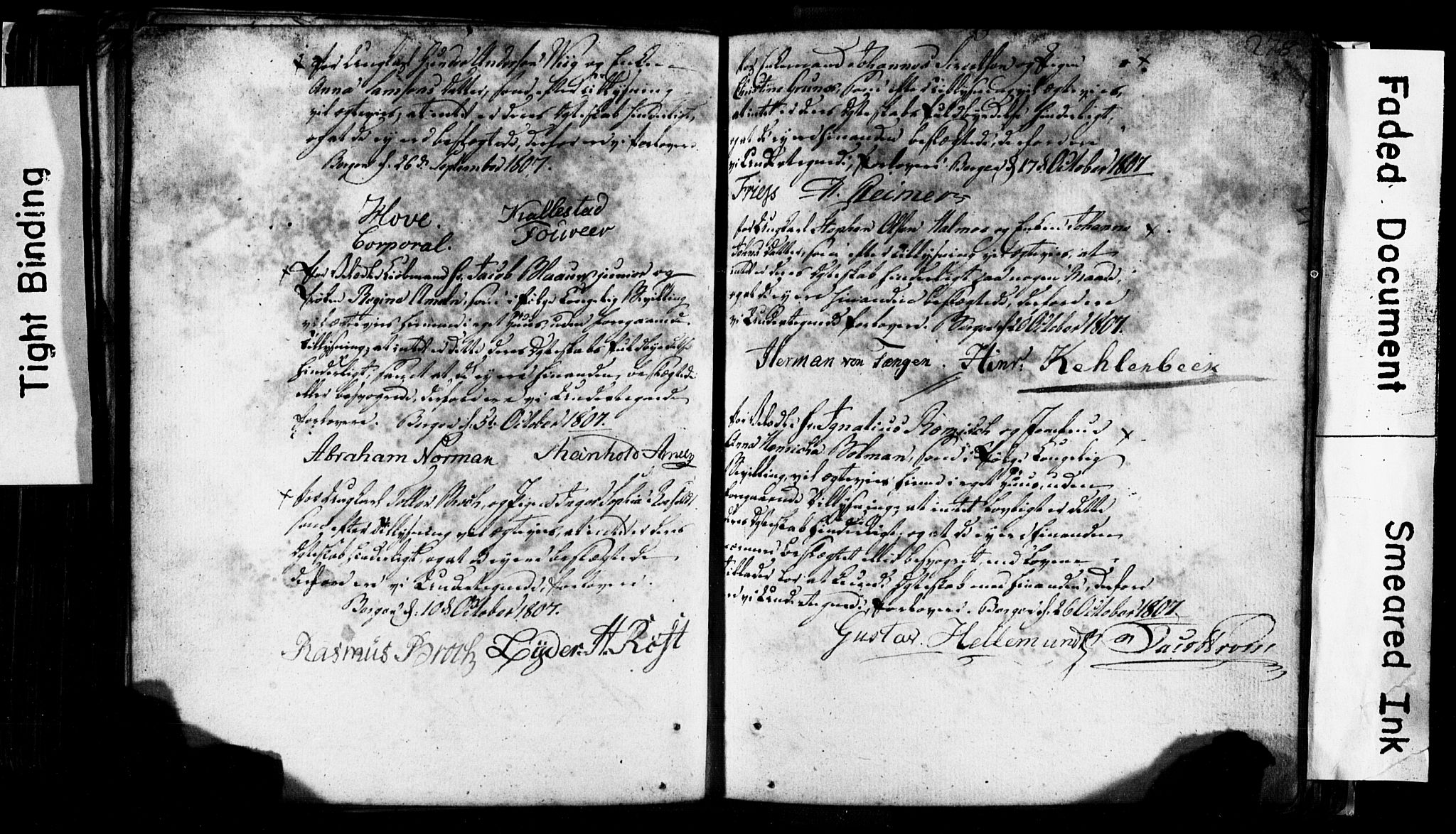 Korskirken sokneprestembete, AV/SAB-A-76101: Best man's statements no. II.5.1, 1776-1816, p. 278