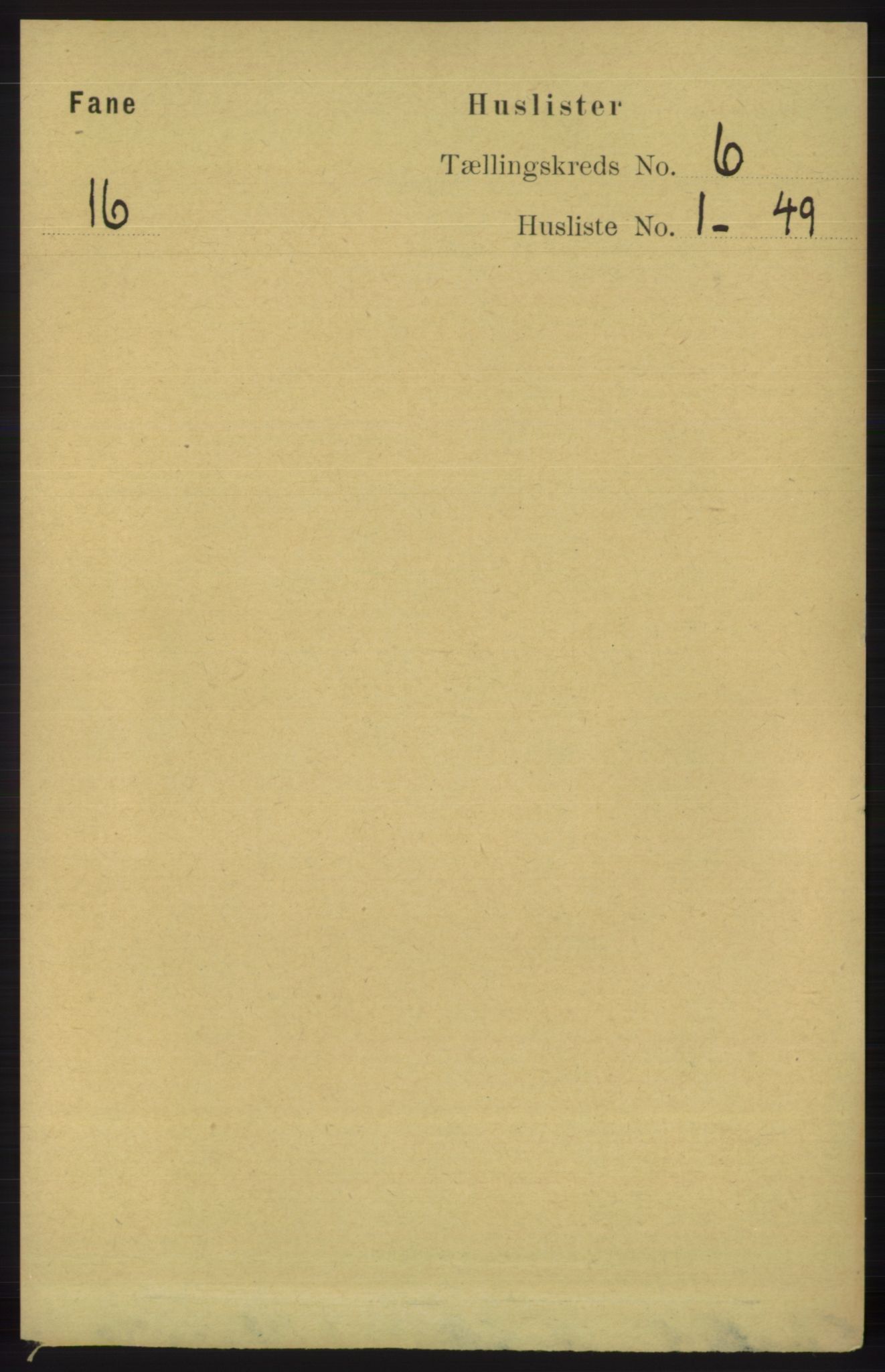 RA, 1891 census for 1249 Fana, 1891, p. 2508