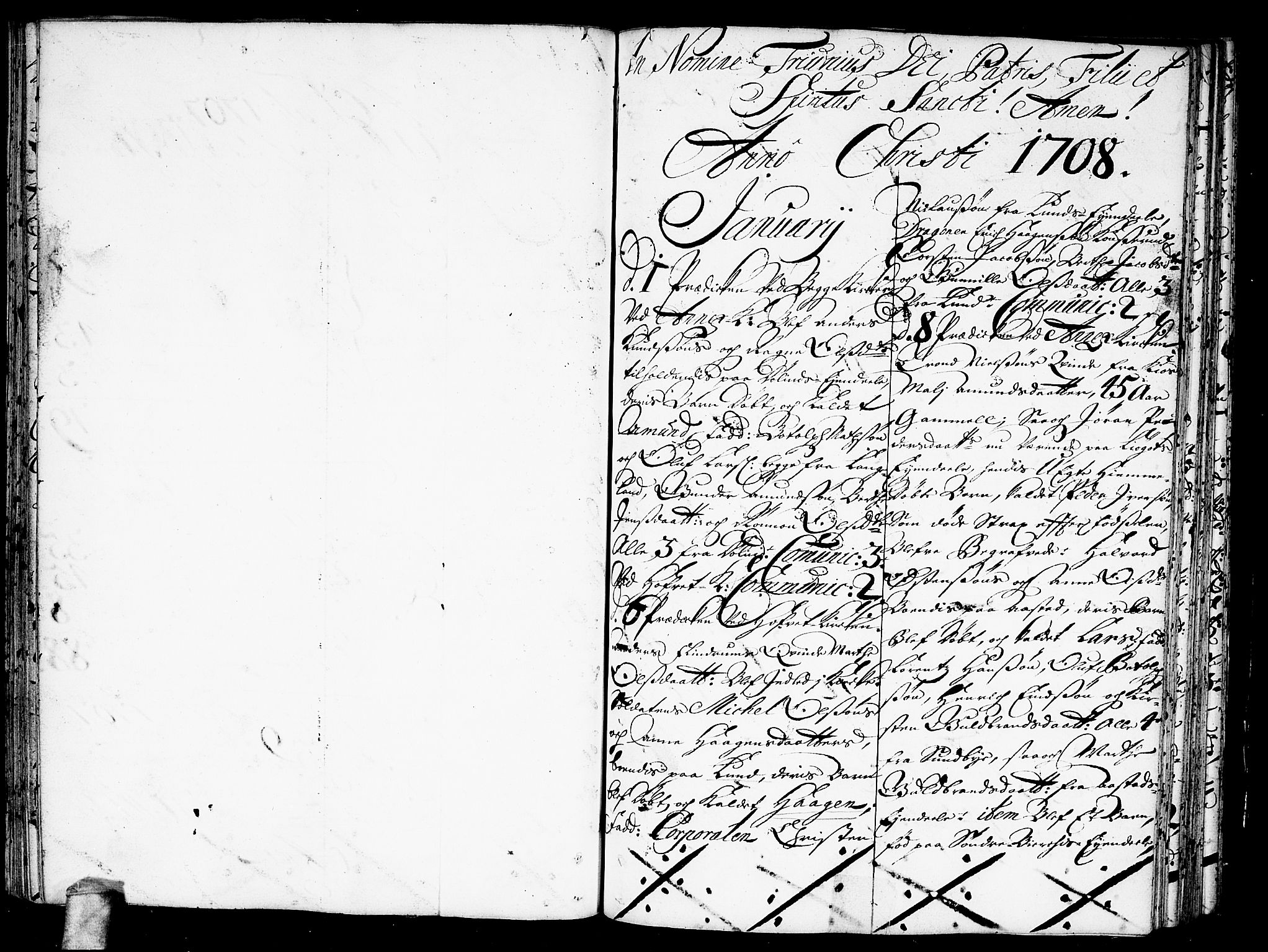 Ullensaker prestekontor Kirkebøker, AV/SAO-A-10236a/F/Fa/L0002: Parish register (official) no. I 2, 1702-1710