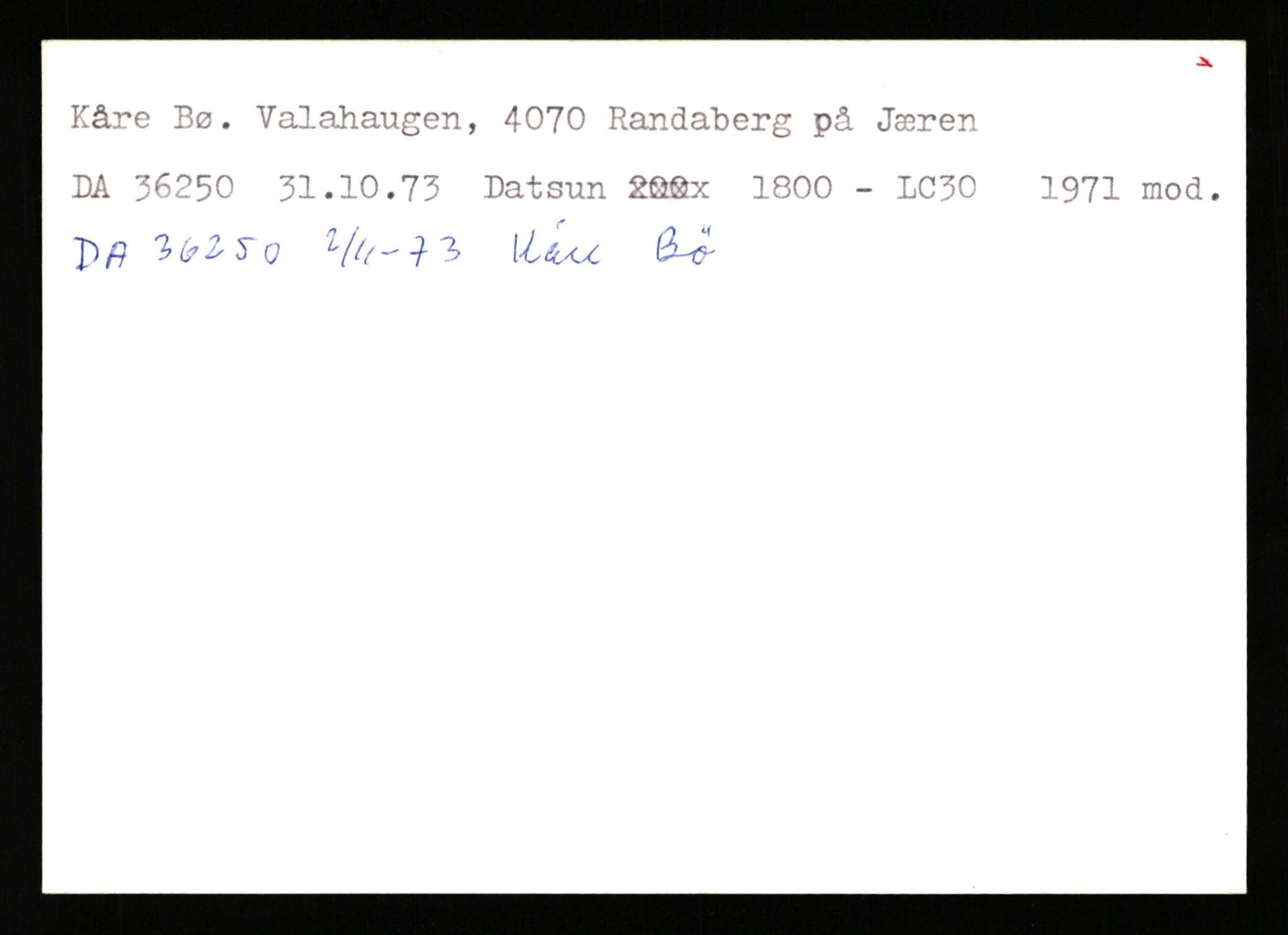 Stavanger trafikkstasjon, AV/SAST-A-101942/0/G/L0006: Registreringsnummer: 34250 - 49007, 1930-1971, p. 607