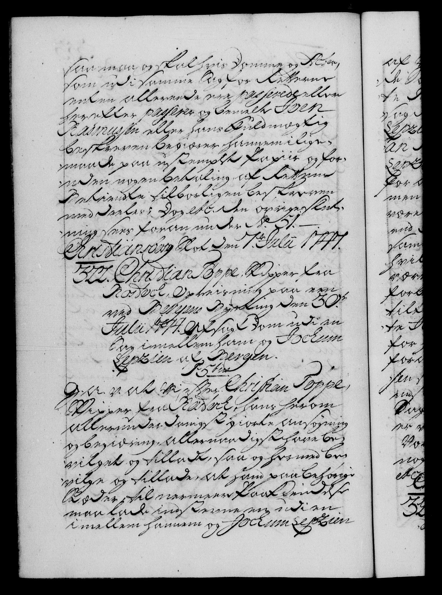 Danske Kanselli 1572-1799, AV/RA-EA-3023/F/Fc/Fca/Fcaa/L0035: Norske registre, 1746-1748, p. 353b