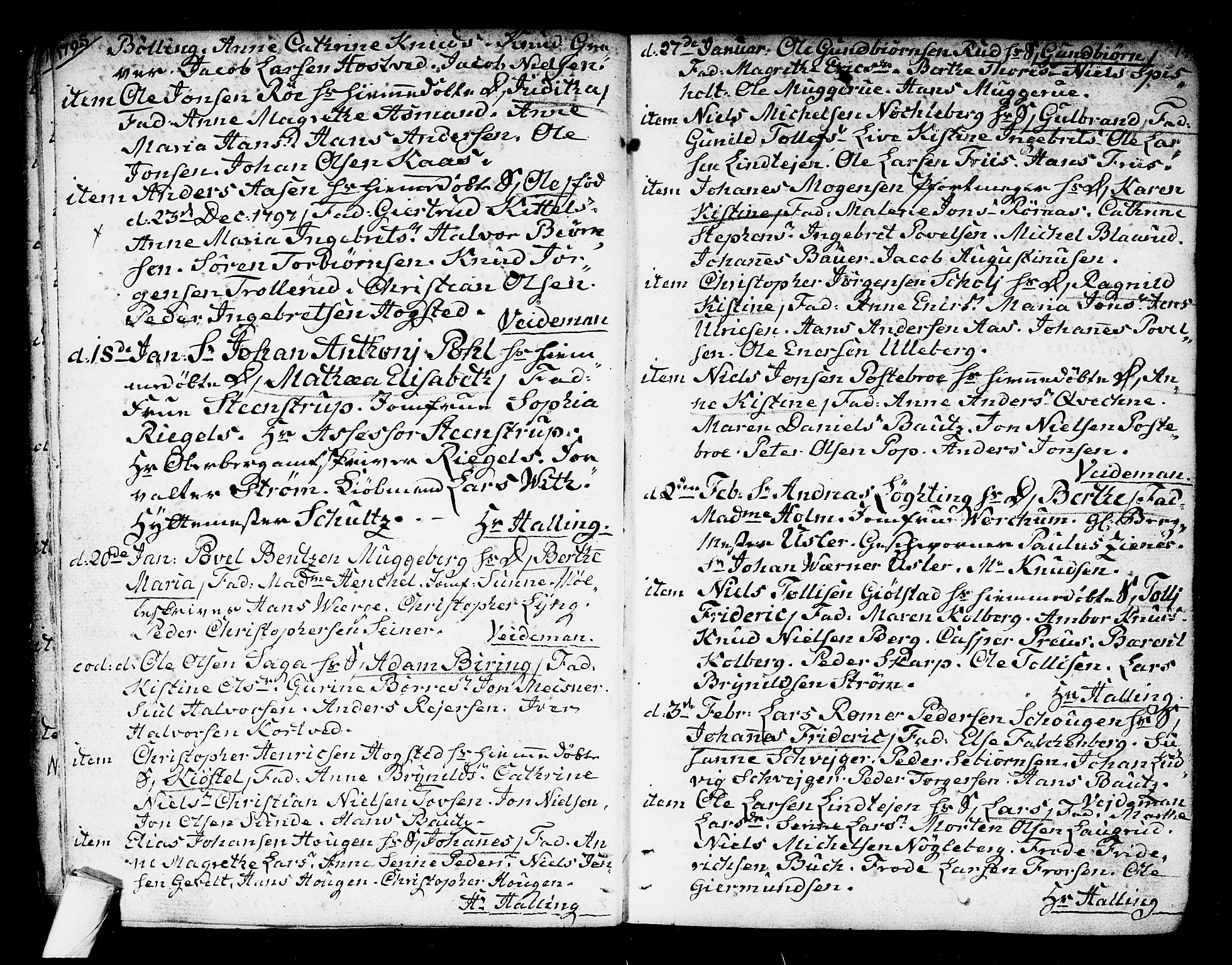 Kongsberg kirkebøker, SAKO/A-22/F/Fa/L0007: Parish register (official) no. I 7, 1795-1816, p. 14