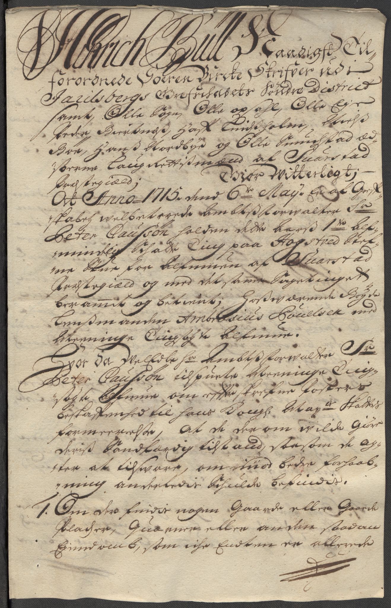 Rentekammeret inntil 1814, Reviderte regnskaper, Fogderegnskap, AV/RA-EA-4092/R32/L1879: Fogderegnskap Jarlsberg grevskap, 1714-1715, p. 372