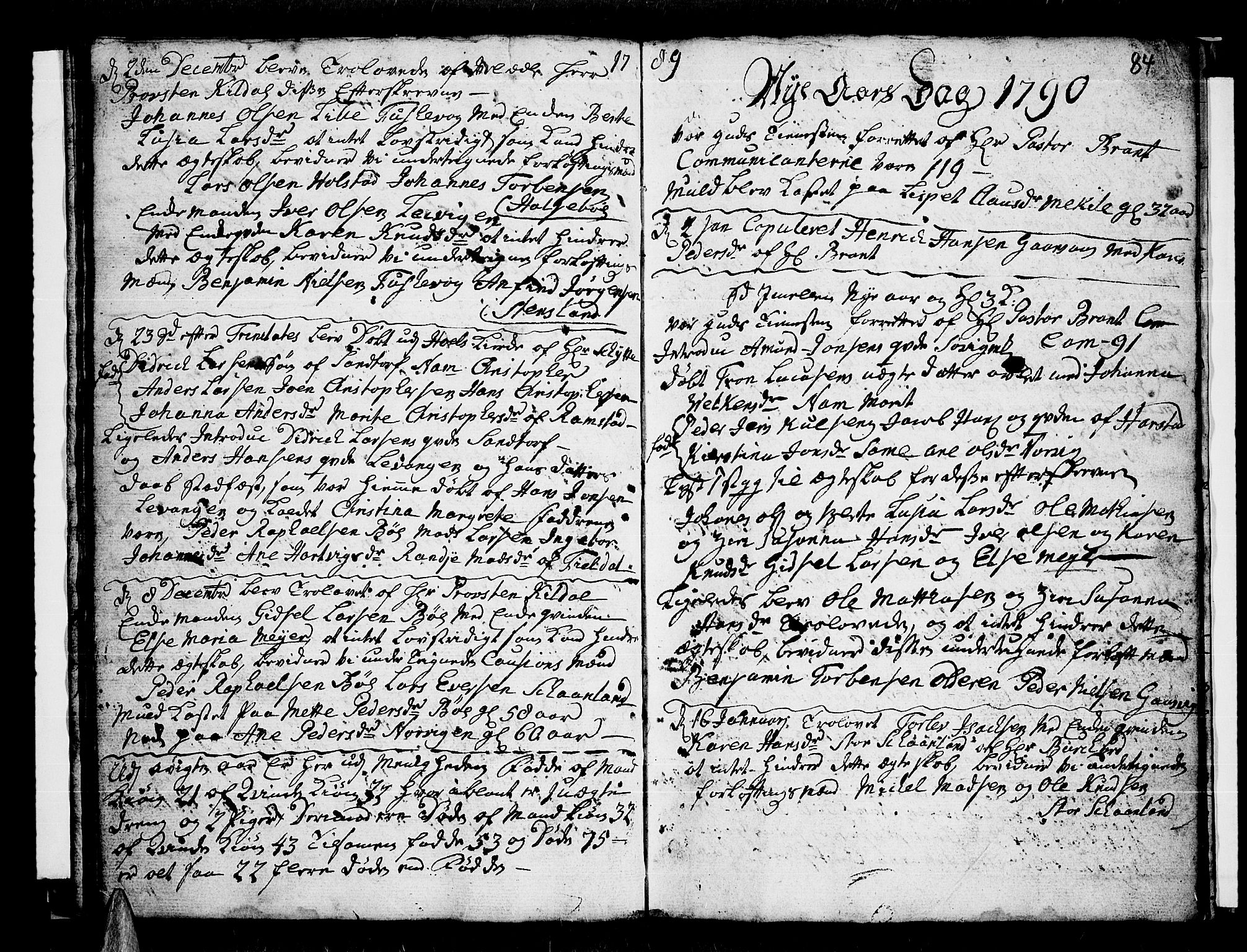 Trondenes sokneprestkontor, SATØ/S-1319/H/Hb/L0001klokker: Parish register (copy) no. 1, 1779-1794, p. 84