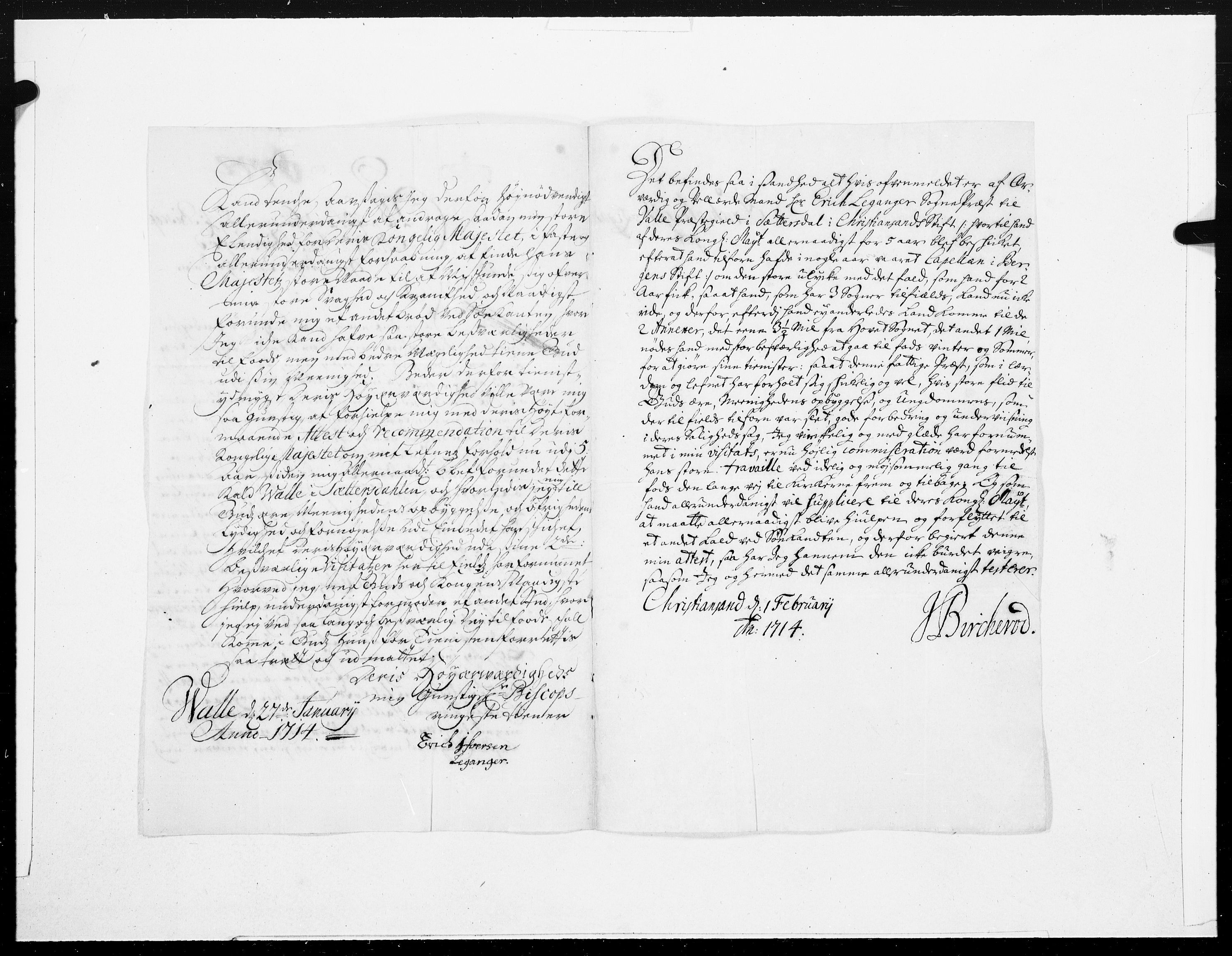 Danske Kanselli 1572-1799, RA/EA-3023/F/Fc/Fcc/Fcca/L0077: Norske innlegg 1572-1799, 1715, p. 3