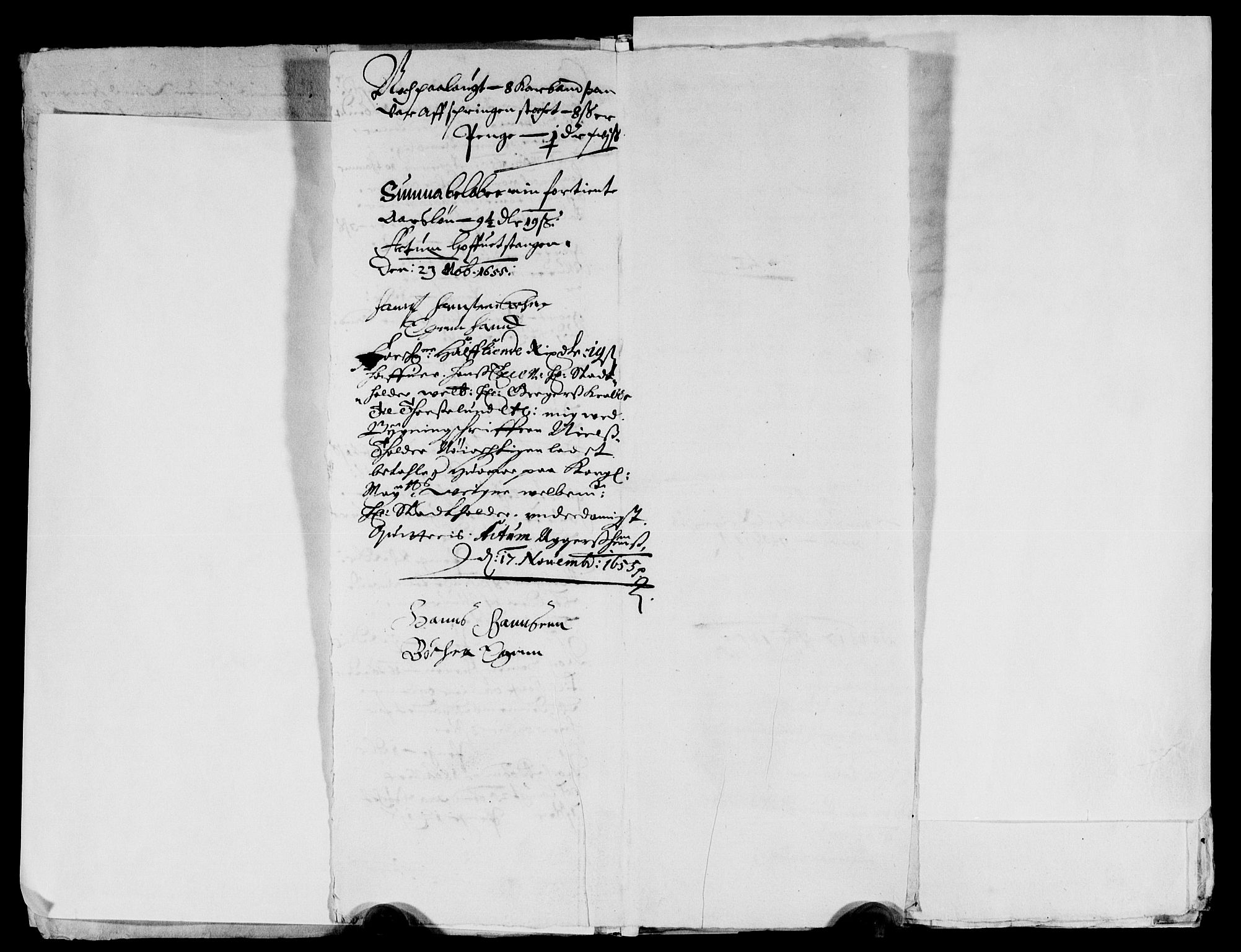 Rentekammeret inntil 1814, Reviderte regnskaper, Lensregnskaper, AV/RA-EA-5023/R/Rb/Rba/L0232: Akershus len, 1652-1656