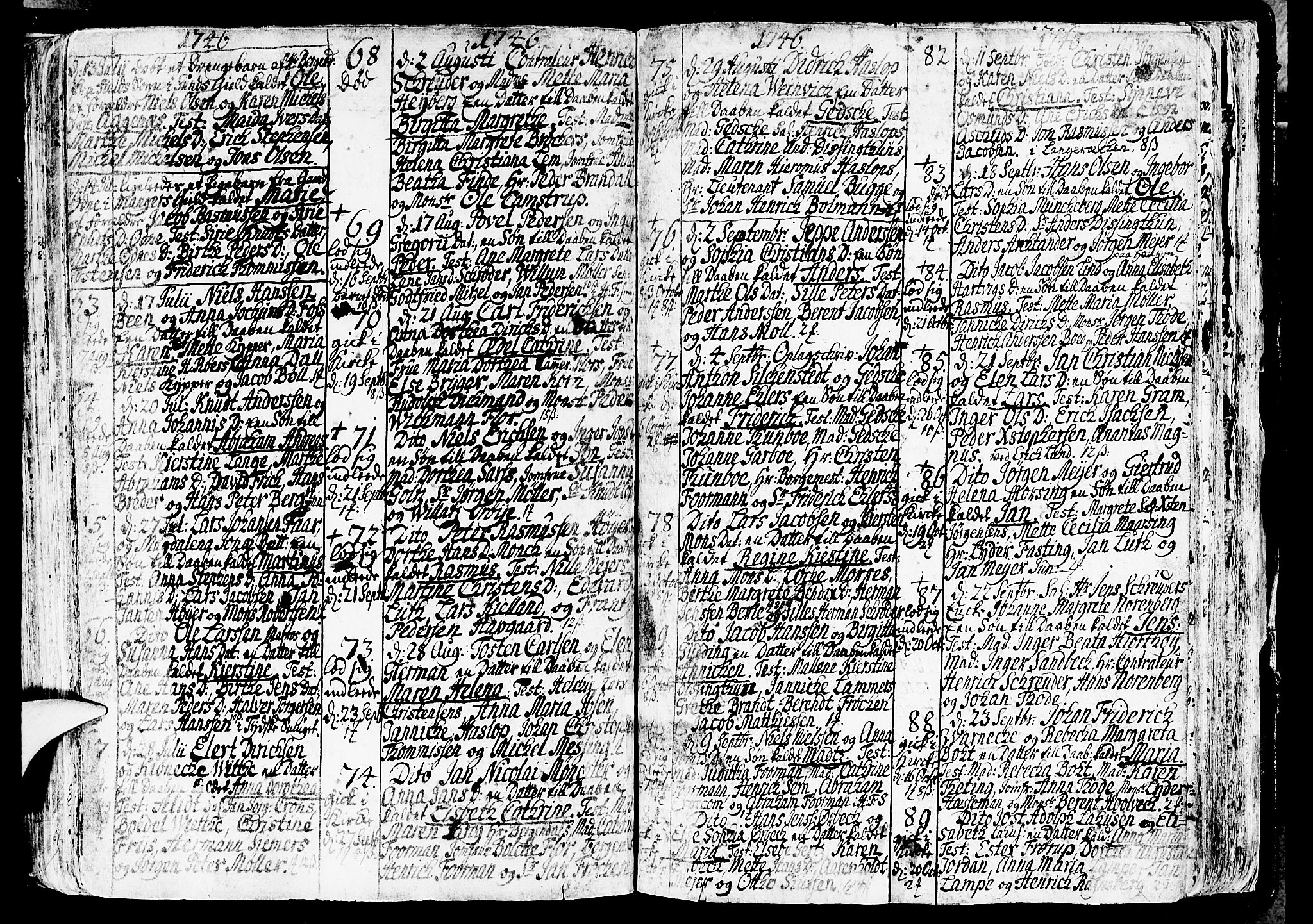 Nykirken Sokneprestembete, SAB/A-77101/H/Haa/L0003: Parish register (official) no. A 3, 1717-1764, p. 213