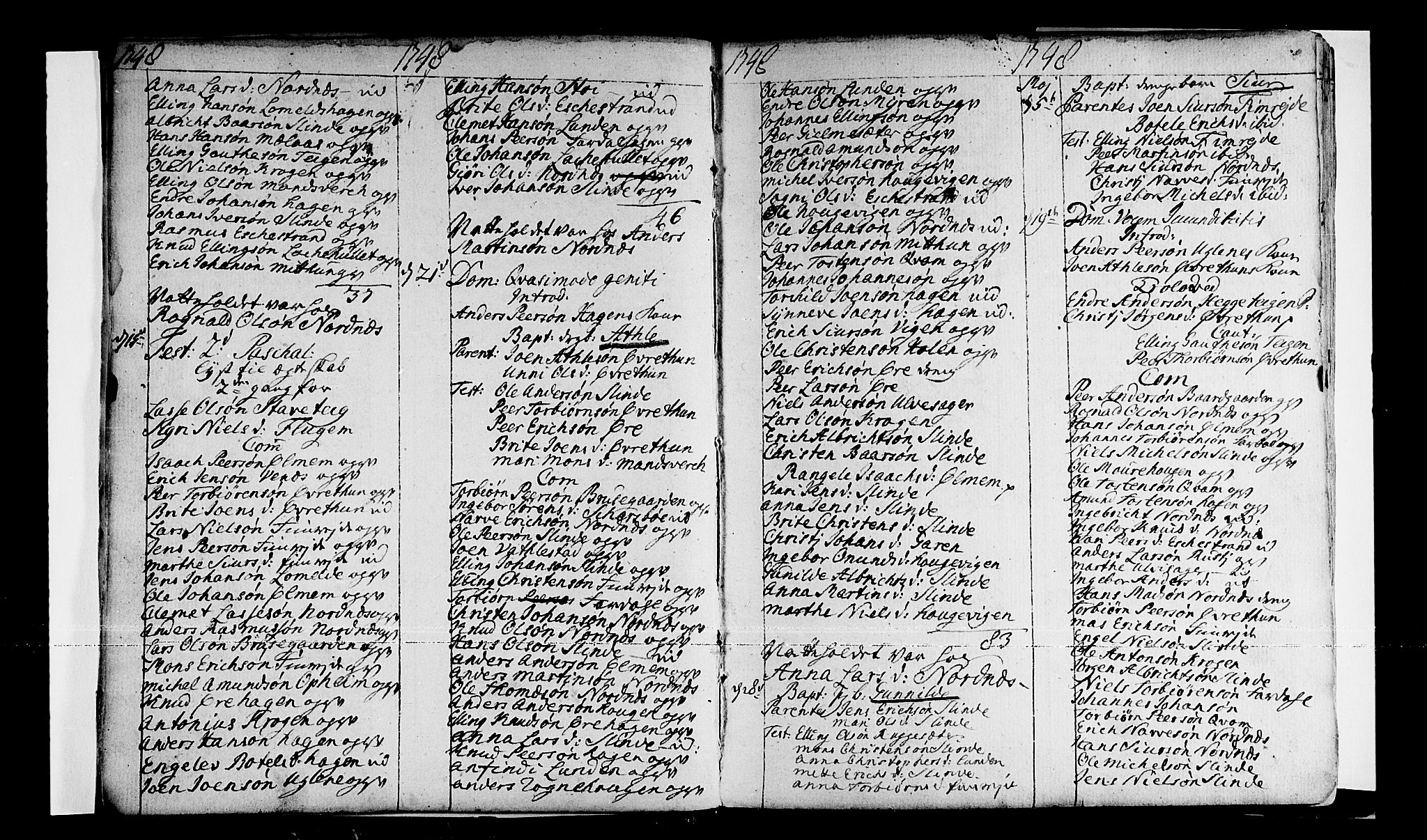 Sogndal sokneprestembete, AV/SAB-A-81301/H/Haa/Haaa/L0004: Parish register (official) no. A 4, 1747-1782, p. 5