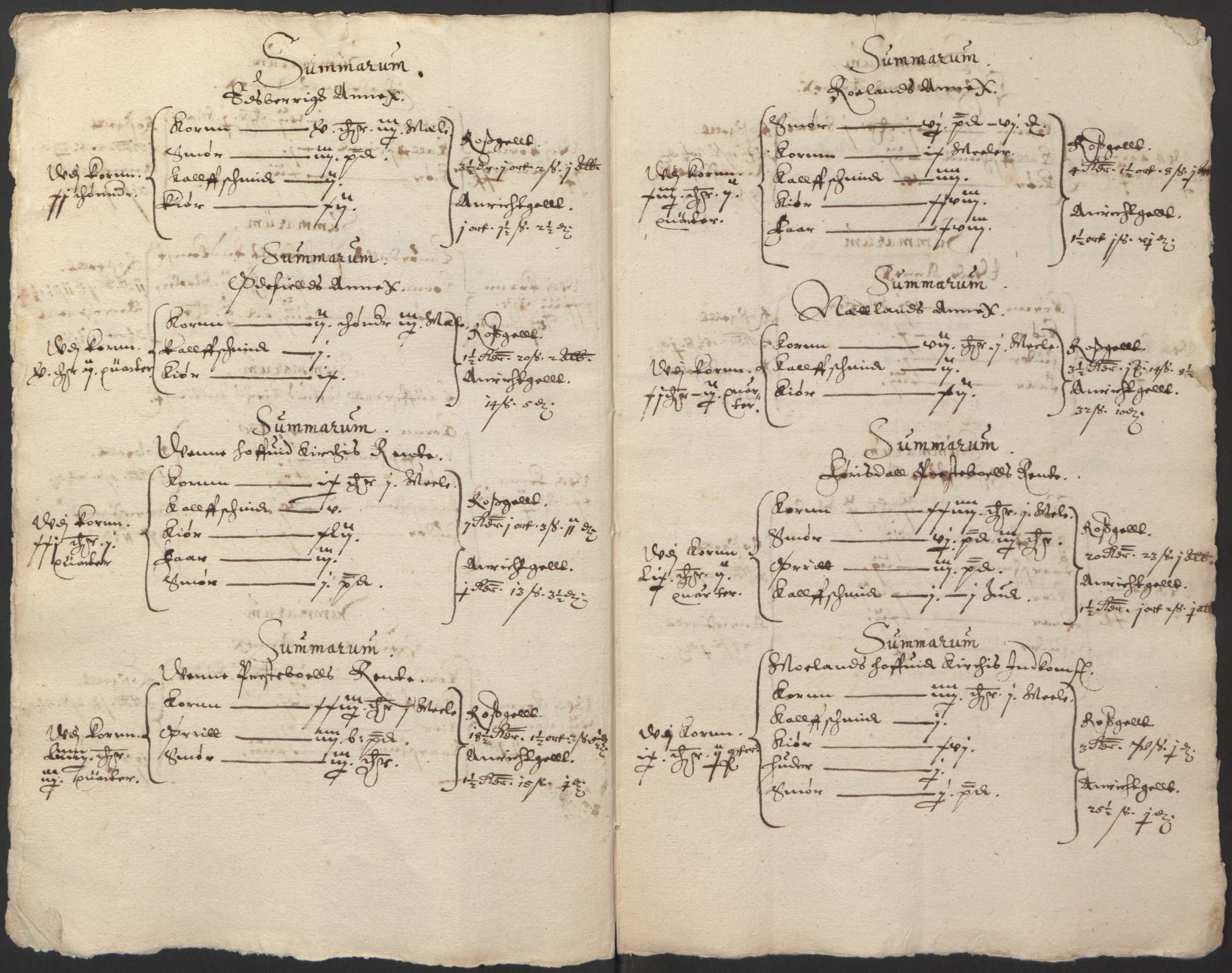 Stattholderembetet 1572-1771, AV/RA-EA-2870/Ek/L0014/0001: Jordebøker til utlikning av rosstjeneste 1624-1626: / Kirke- og prestebolsinntekter i Oslo og Hamar bispedømme, 1625-1626, p. 131