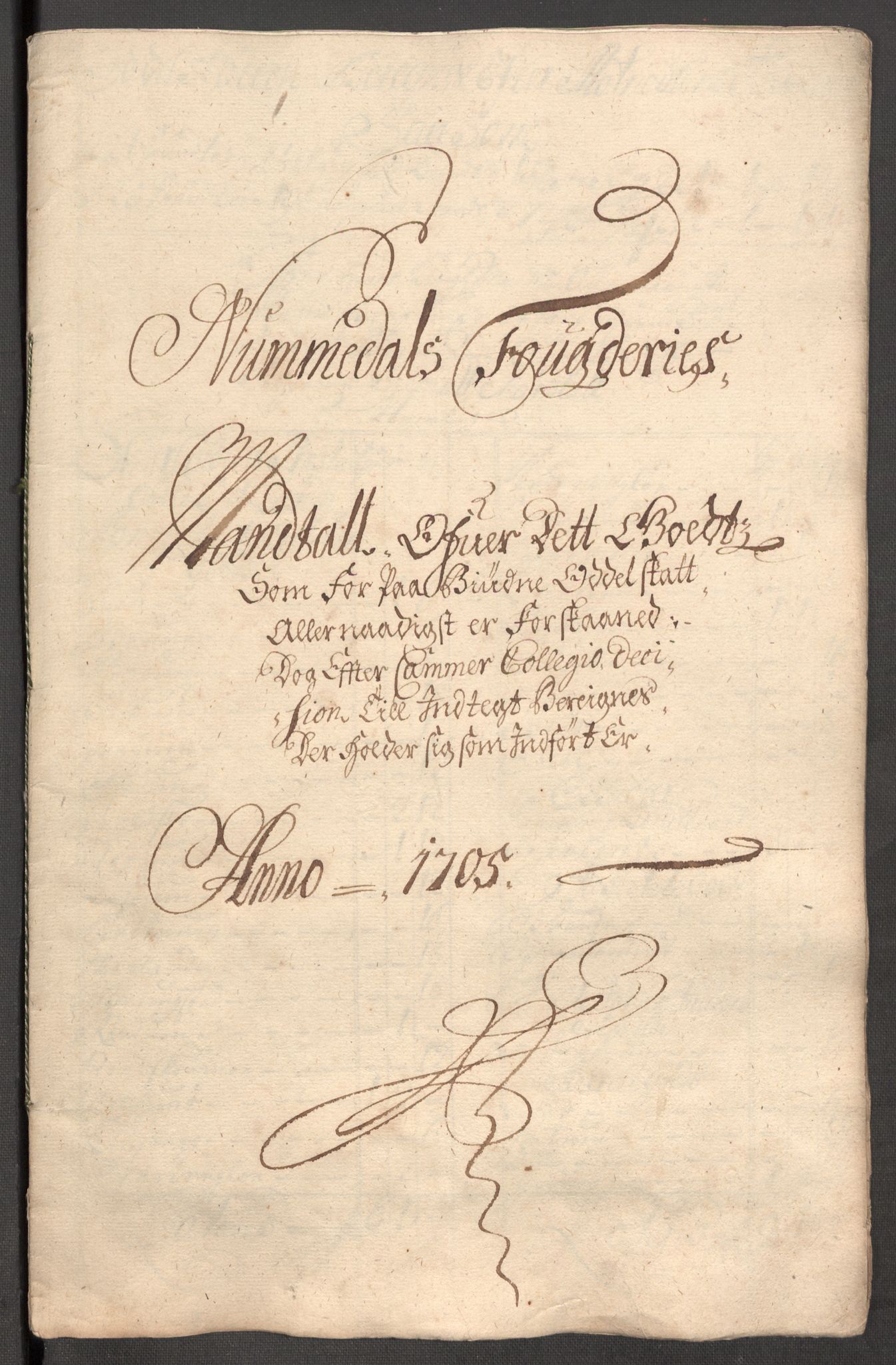 Rentekammeret inntil 1814, Reviderte regnskaper, Fogderegnskap, AV/RA-EA-4092/R64/L4429: Fogderegnskap Namdal, 1705-1706, p. 185