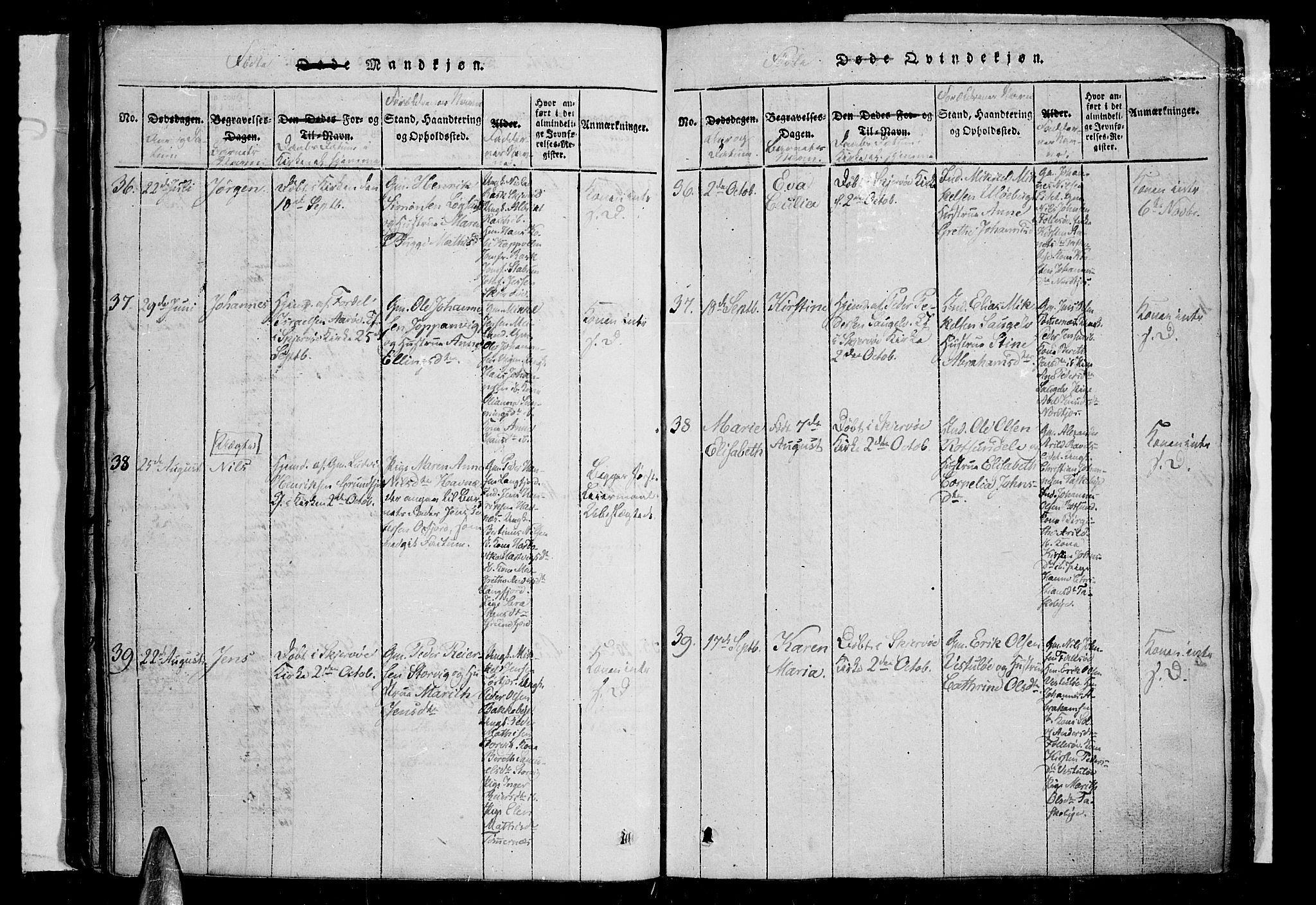 Skjervøy sokneprestkontor, AV/SATØ-S-1300/H/Ha/Haa/L0004kirke: Parish register (official) no. 4, 1820-1838