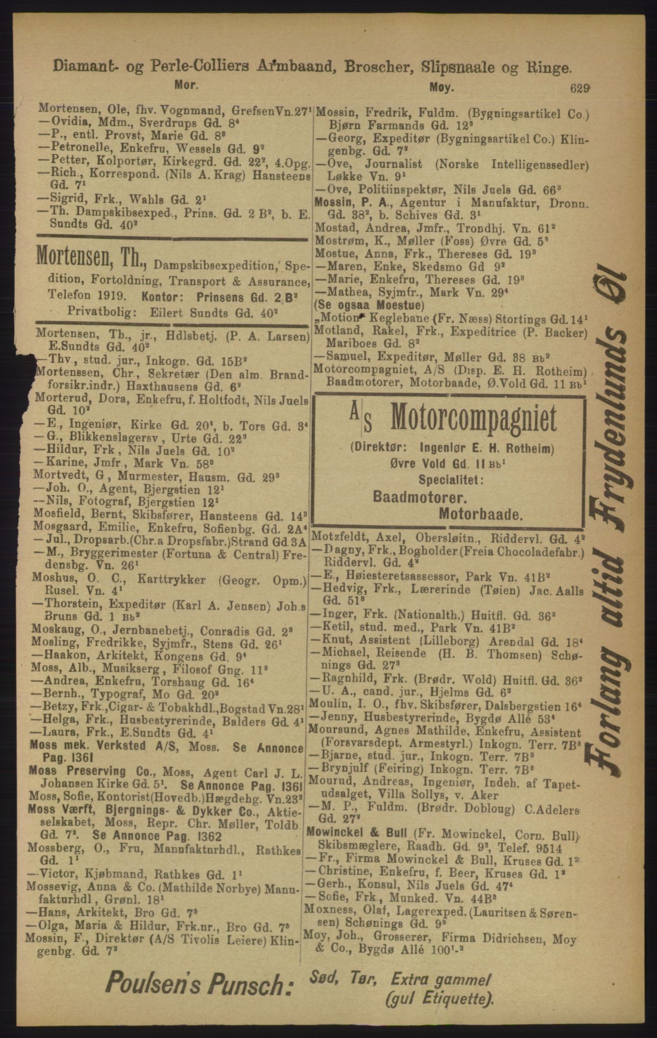 Kristiania/Oslo adressebok, PUBL/-, 1906, p. 629