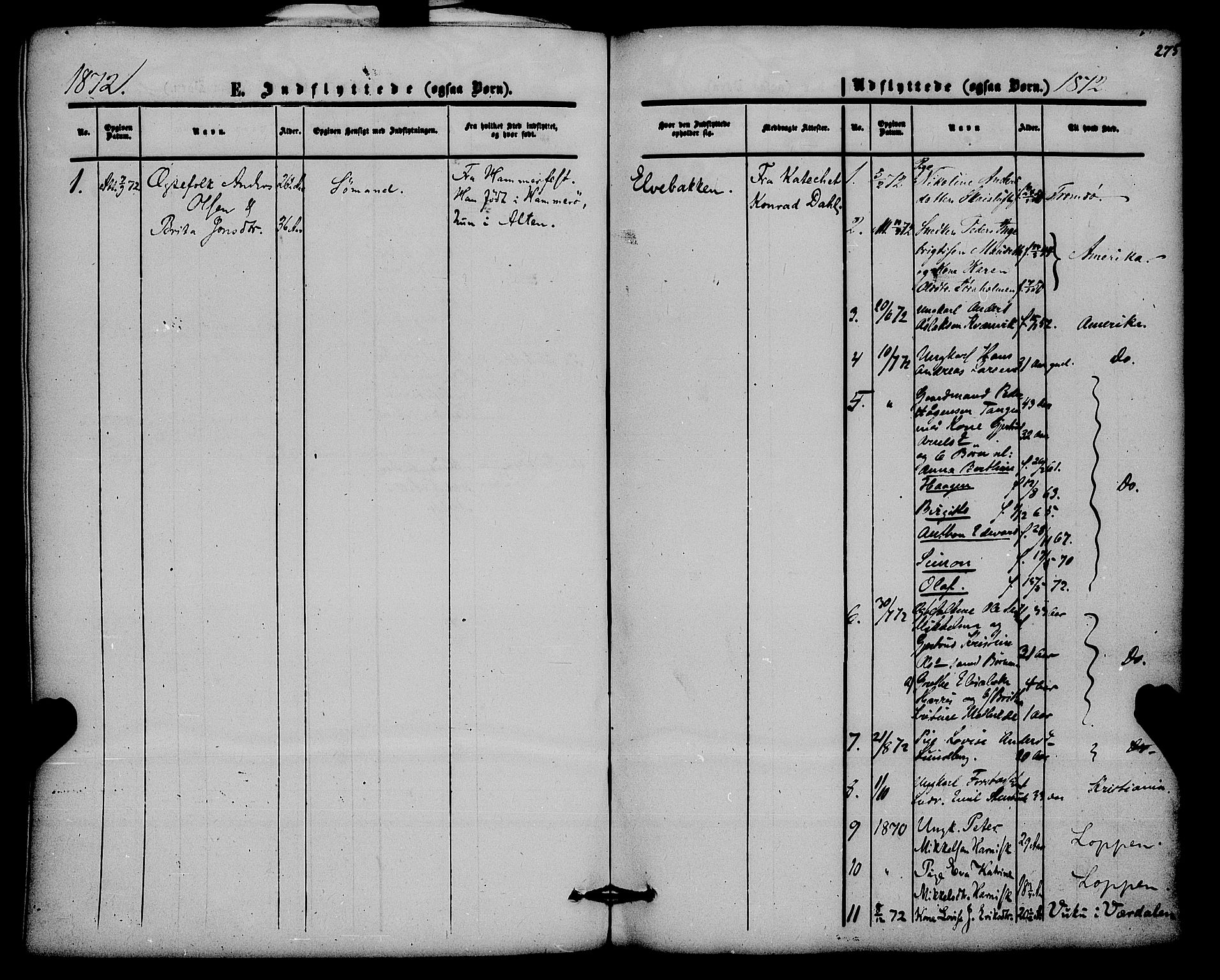 Alta sokneprestkontor, SATØ/S-1338/H/Ha/L0001.kirke: Parish register (official) no. 1, 1858-1878, p. 275
