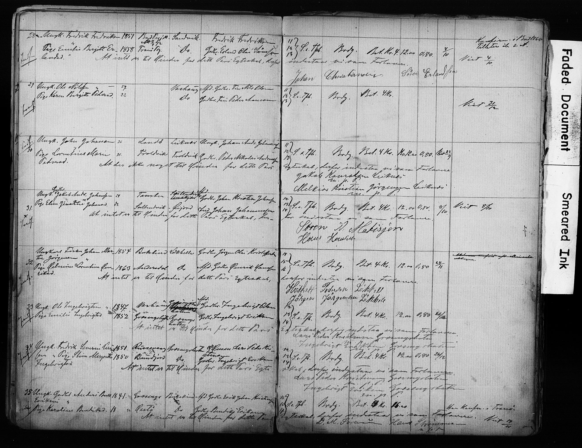 Lenvik sokneprestembete, AV/SATØ-S-1310/I/Ie/L0095: Banns register no. 95, 1868-1890