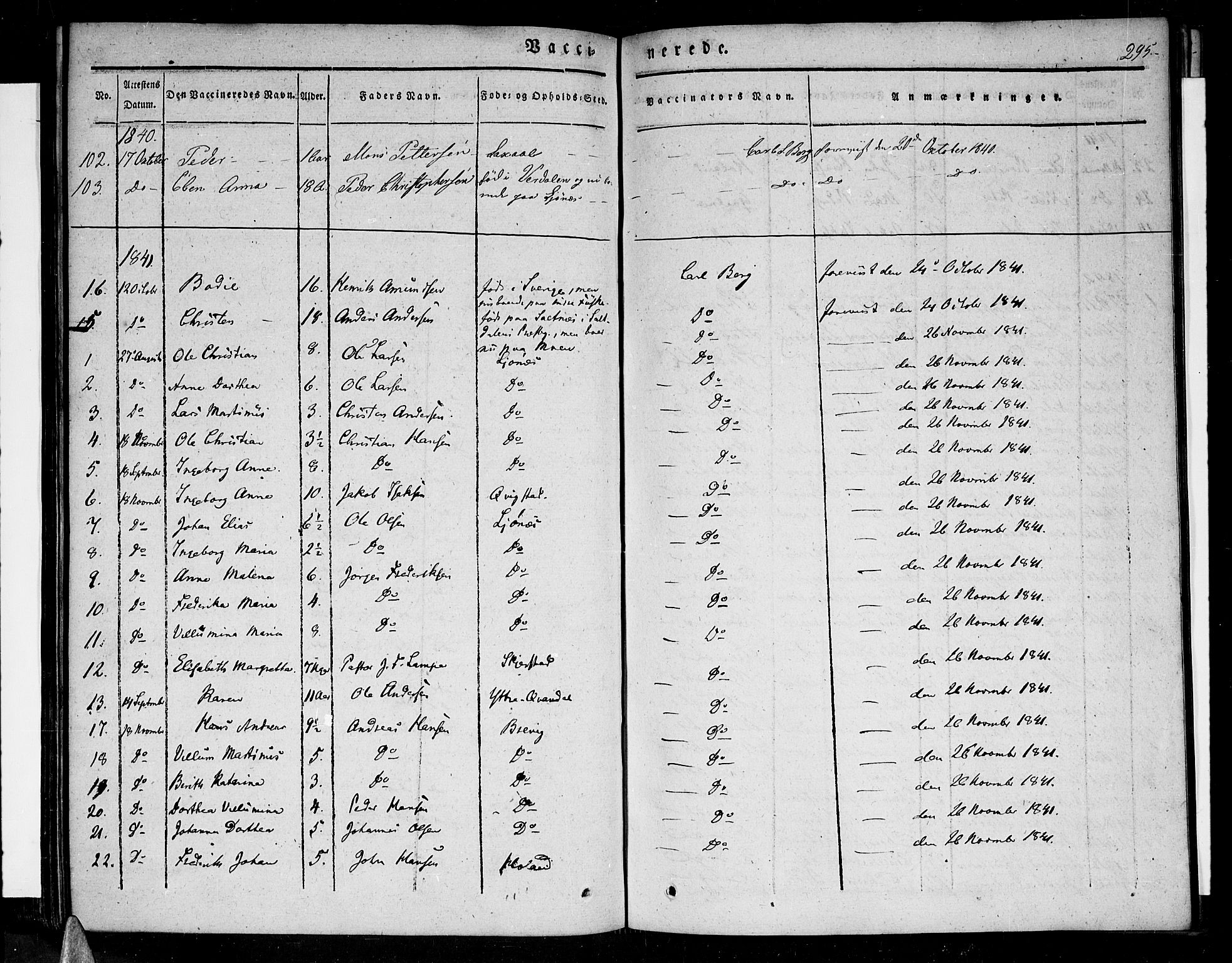 Ministerialprotokoller, klokkerbøker og fødselsregistre - Nordland, AV/SAT-A-1459/852/L0737: Parish register (official) no. 852A07, 1833-1849, p. 295