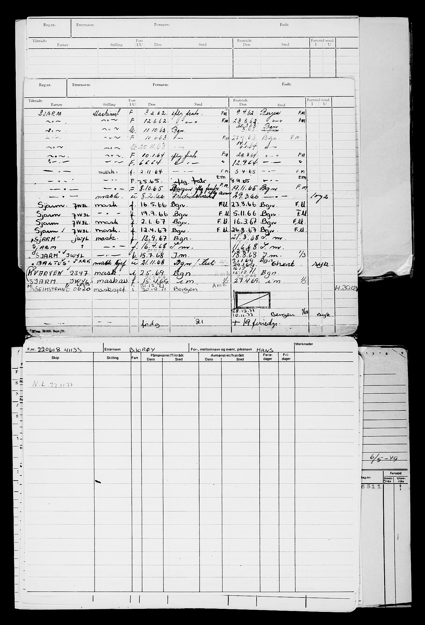 Direktoratet for sjømenn, AV/RA-S-3545/G/Gb/L0159: Hovedkort, 1918, p. 495