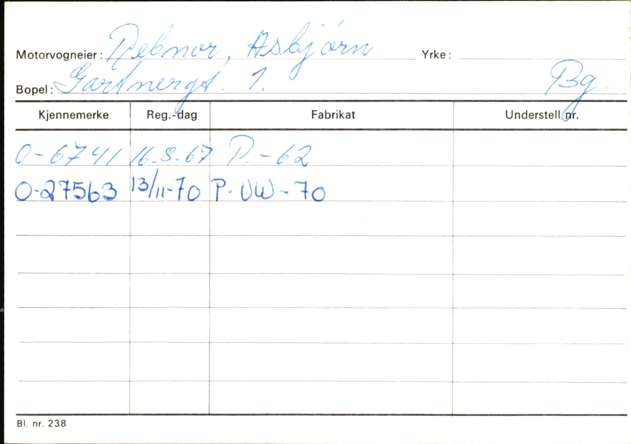 Statens vegvesen, Hordaland vegkontor, AV/SAB-A-5201/2/Hb/L0029: O-eierkort R, 1920-1971, p. 3